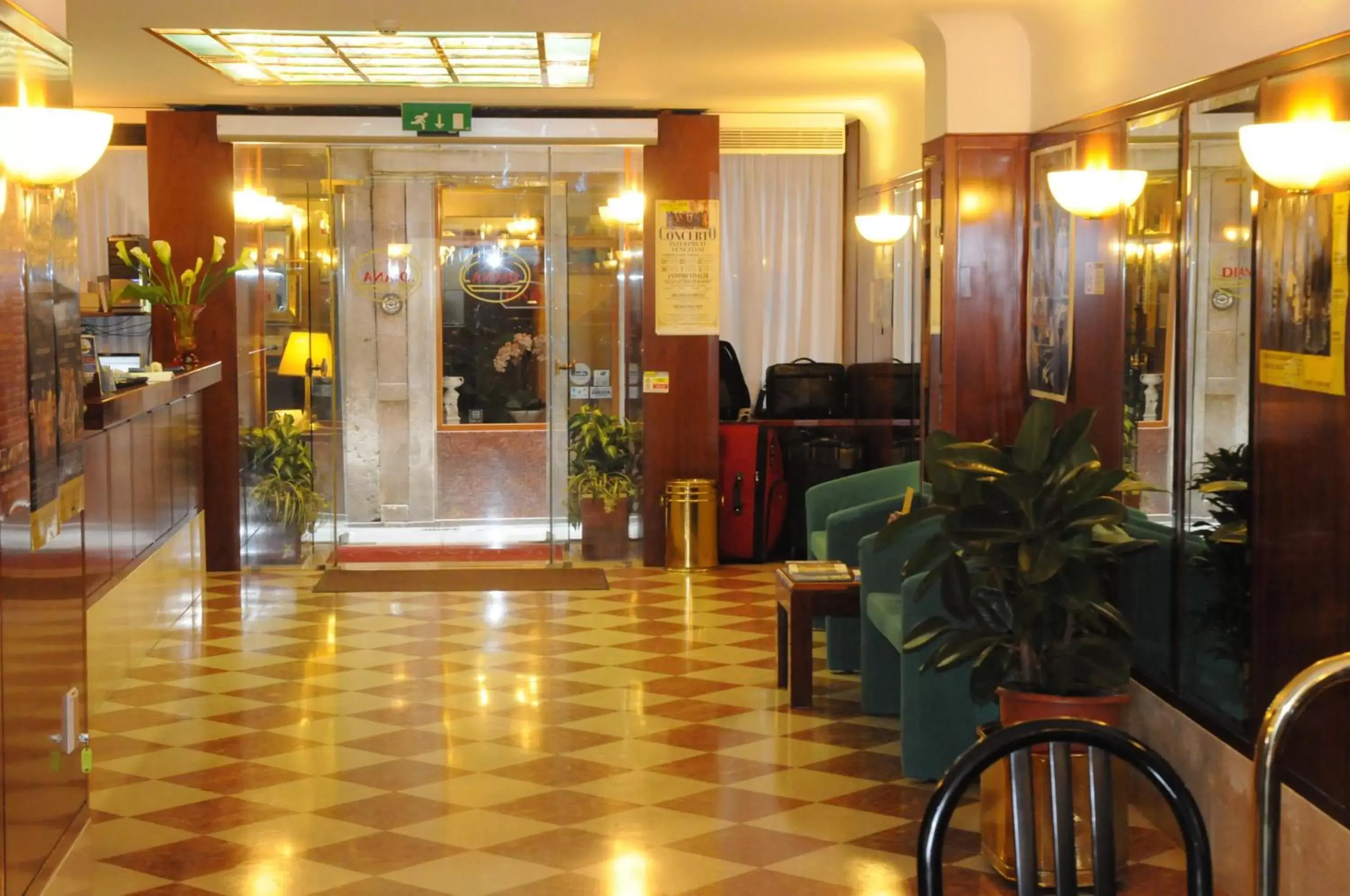 Facade/entrance in Hotel Diana