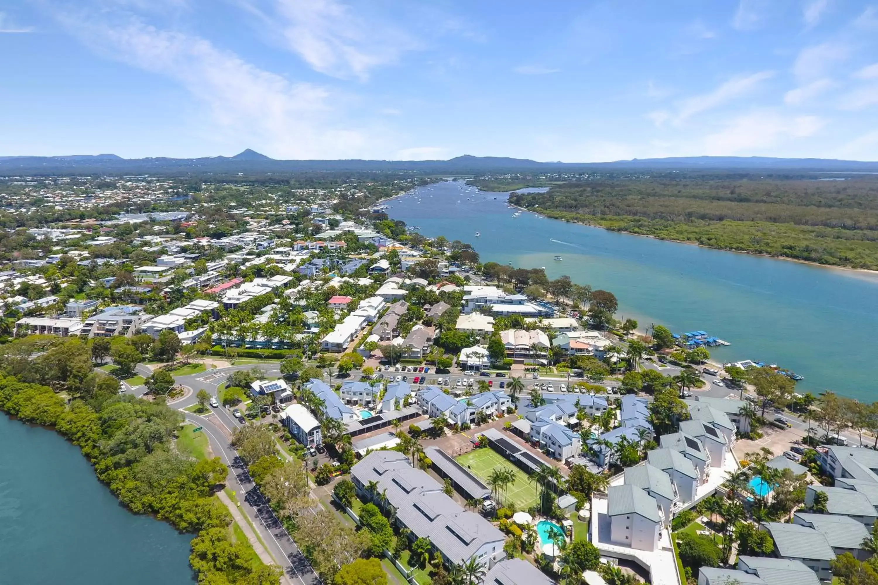 Bird's eye view, Bird's-eye View in Noosa Place Resort