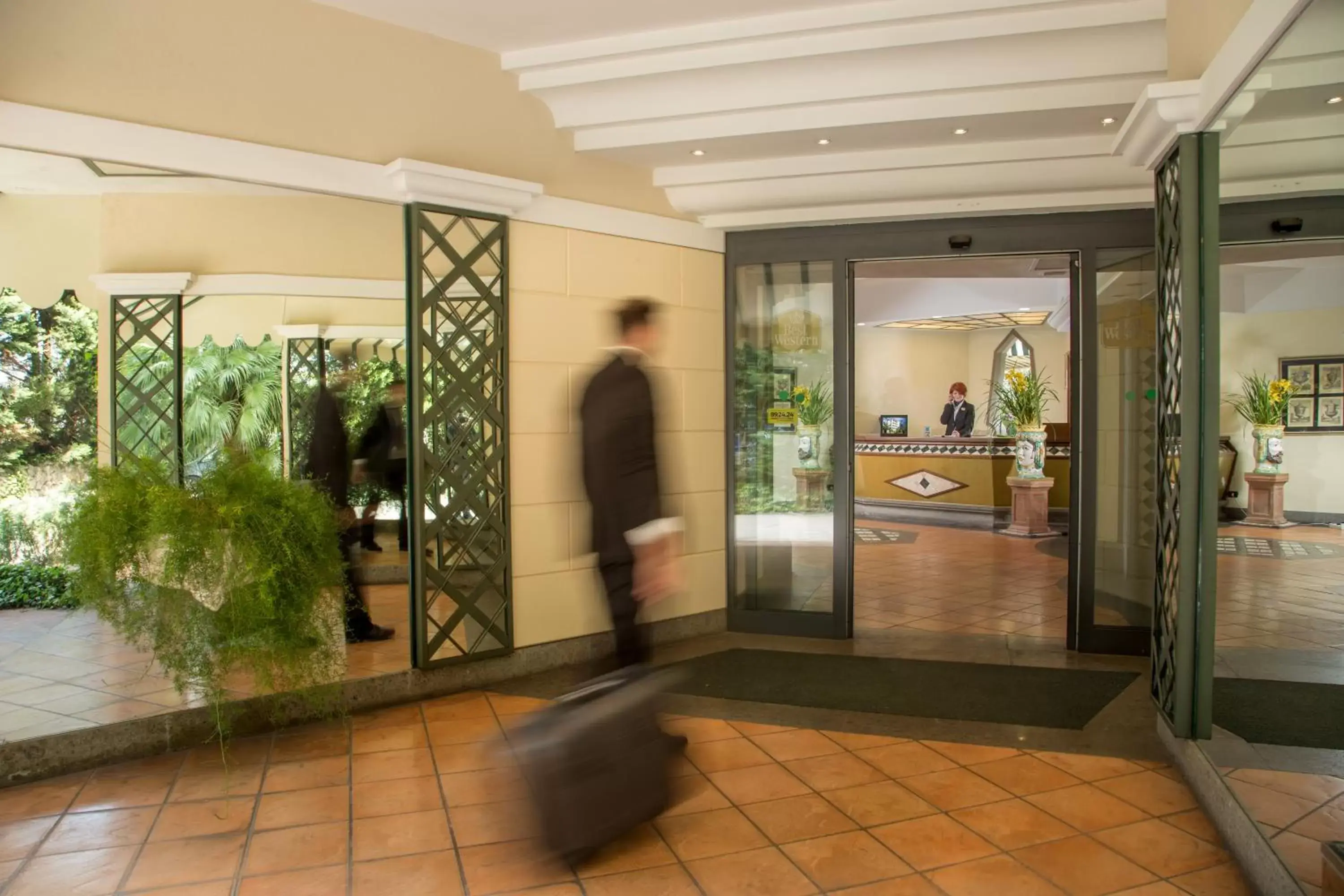 Facade/entrance in Best Western Park Hotel Roma Nord