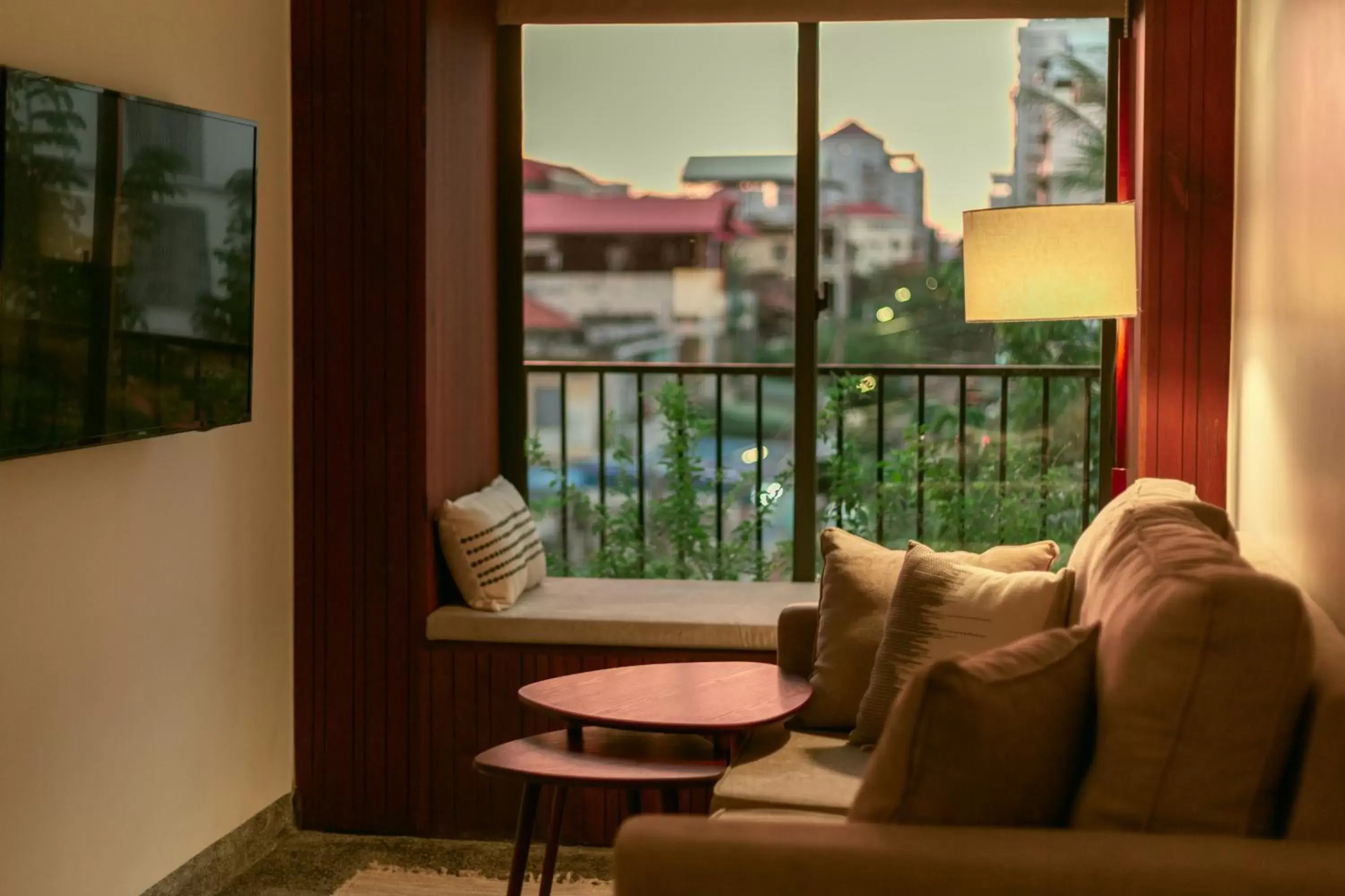 Living room in La Chronique Hotel Living room in La Chronique Hotel