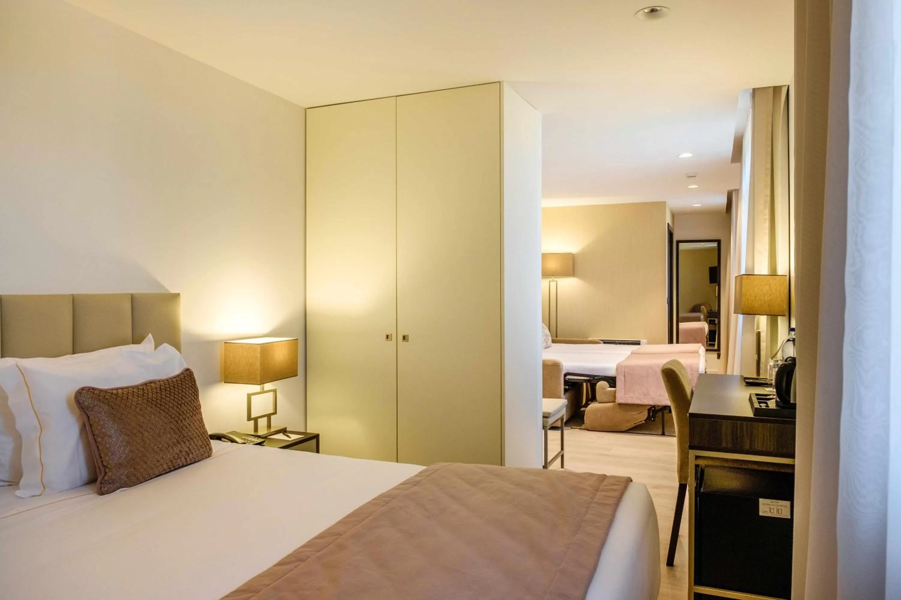 Bed in SDivine Fatima Hotel, Congress & Spirituality