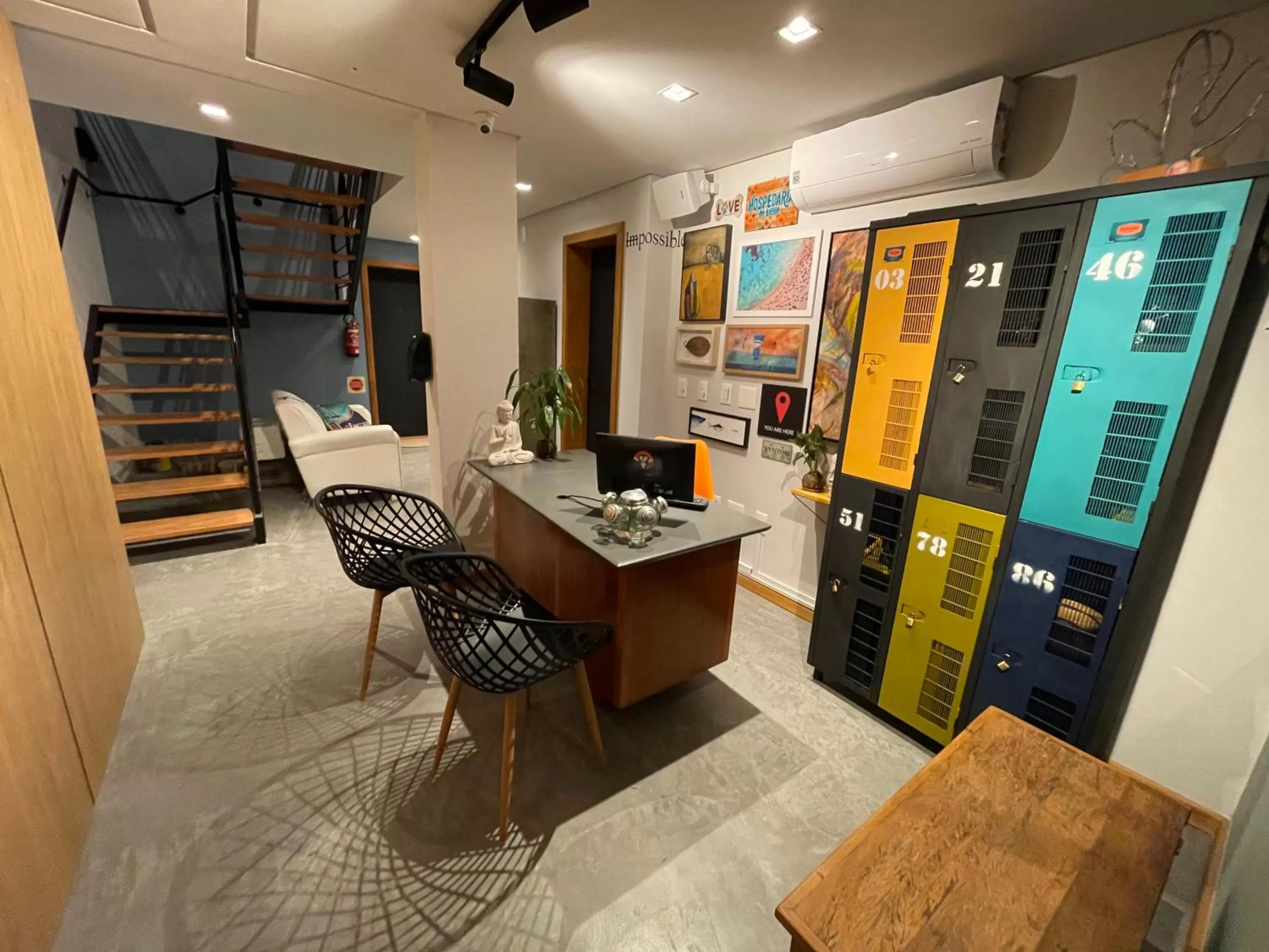 Lobby or reception in Hospedaria da Lagoa