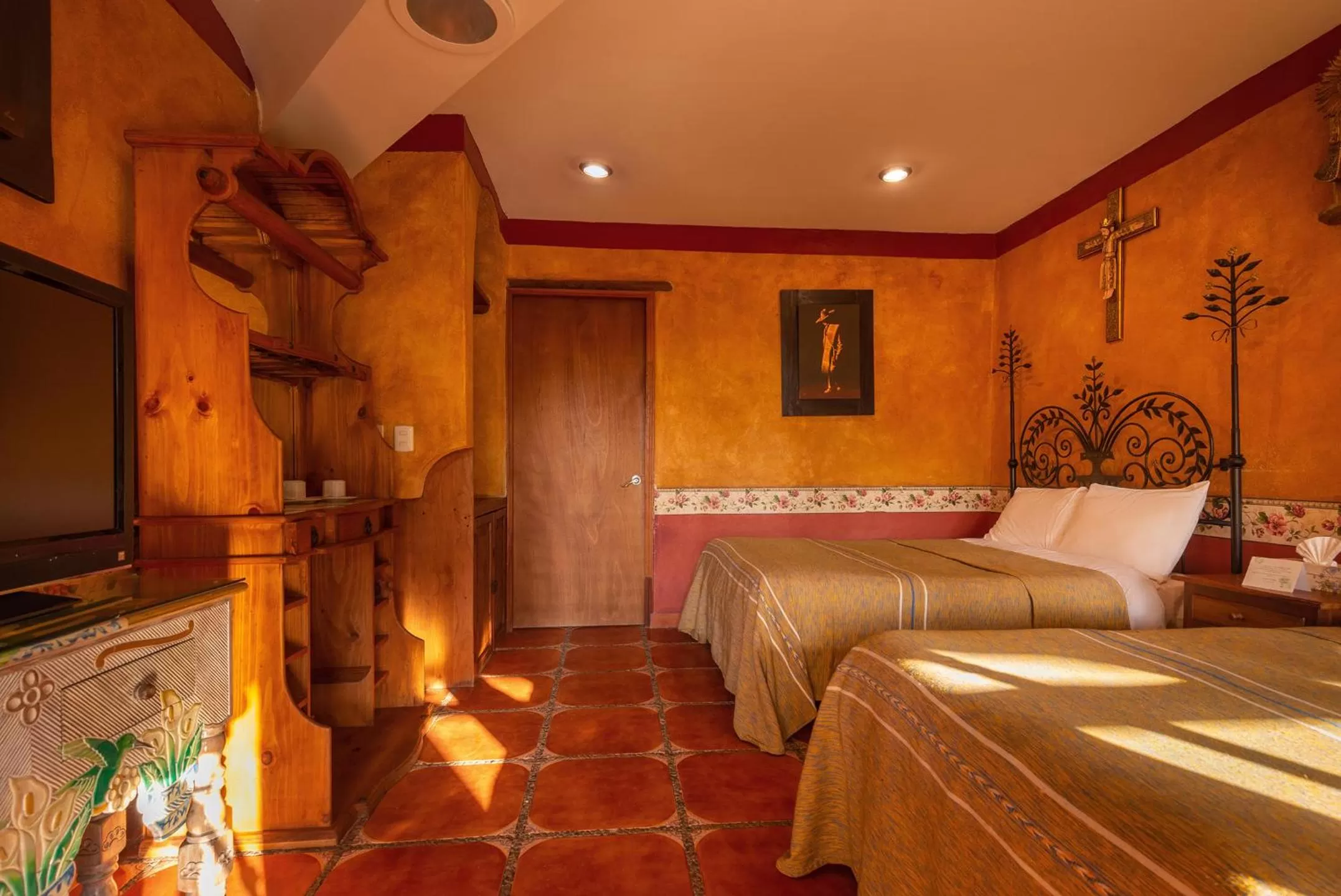 Bed in Eco Hotel Ixhi