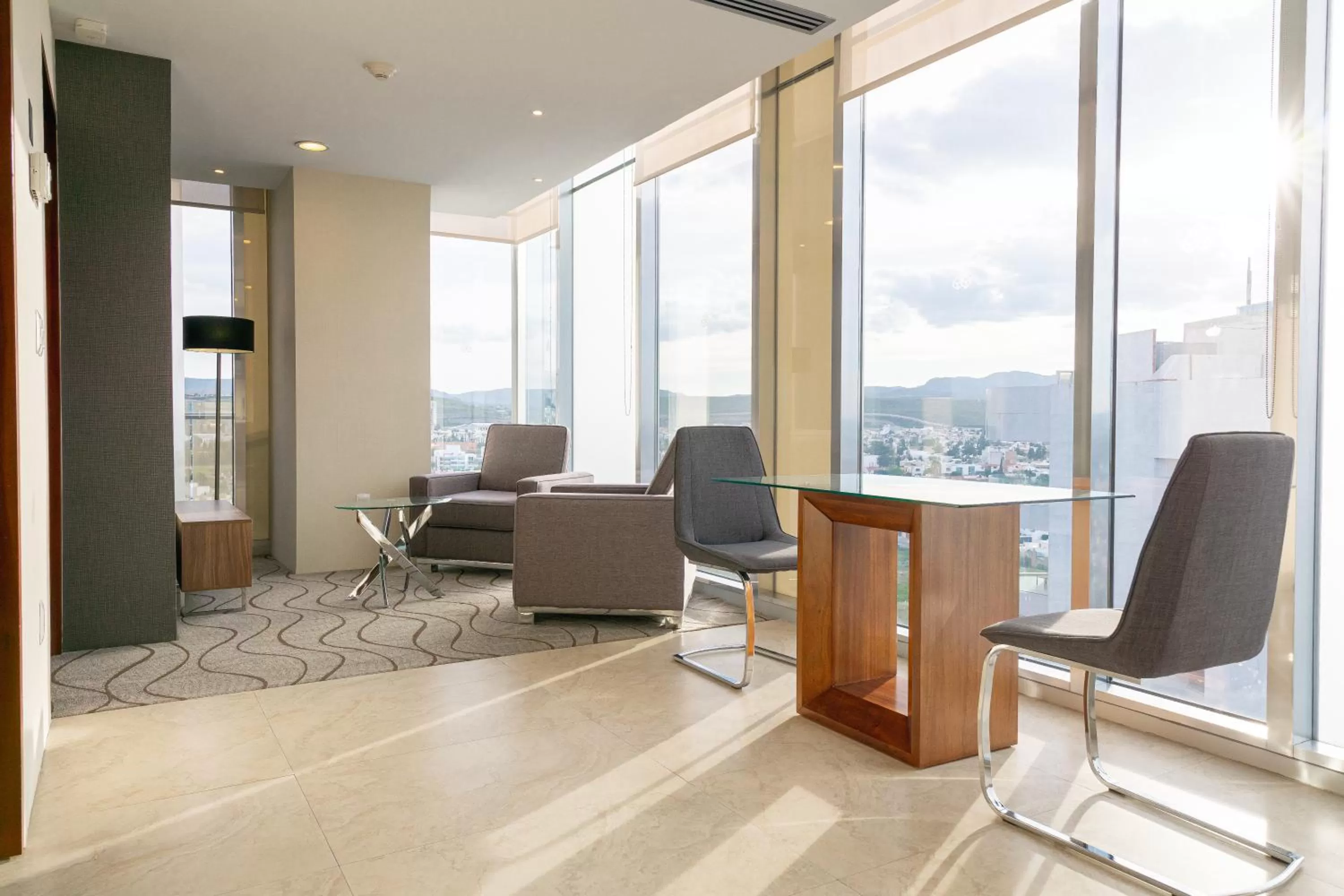 Communal lounge/ TV room in The View Hotel by Covalia