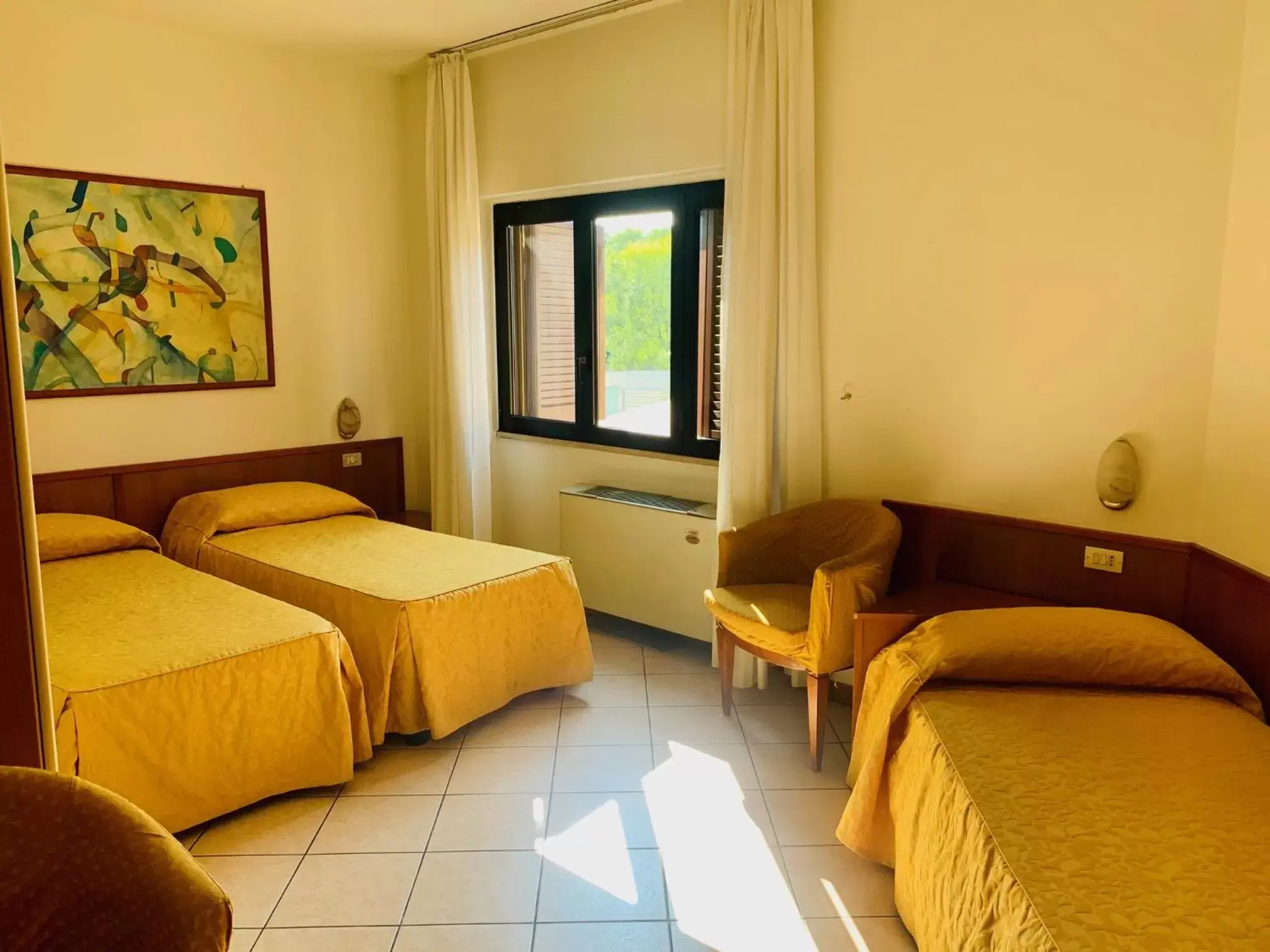 Bed in Hotel San Siro Fiera
