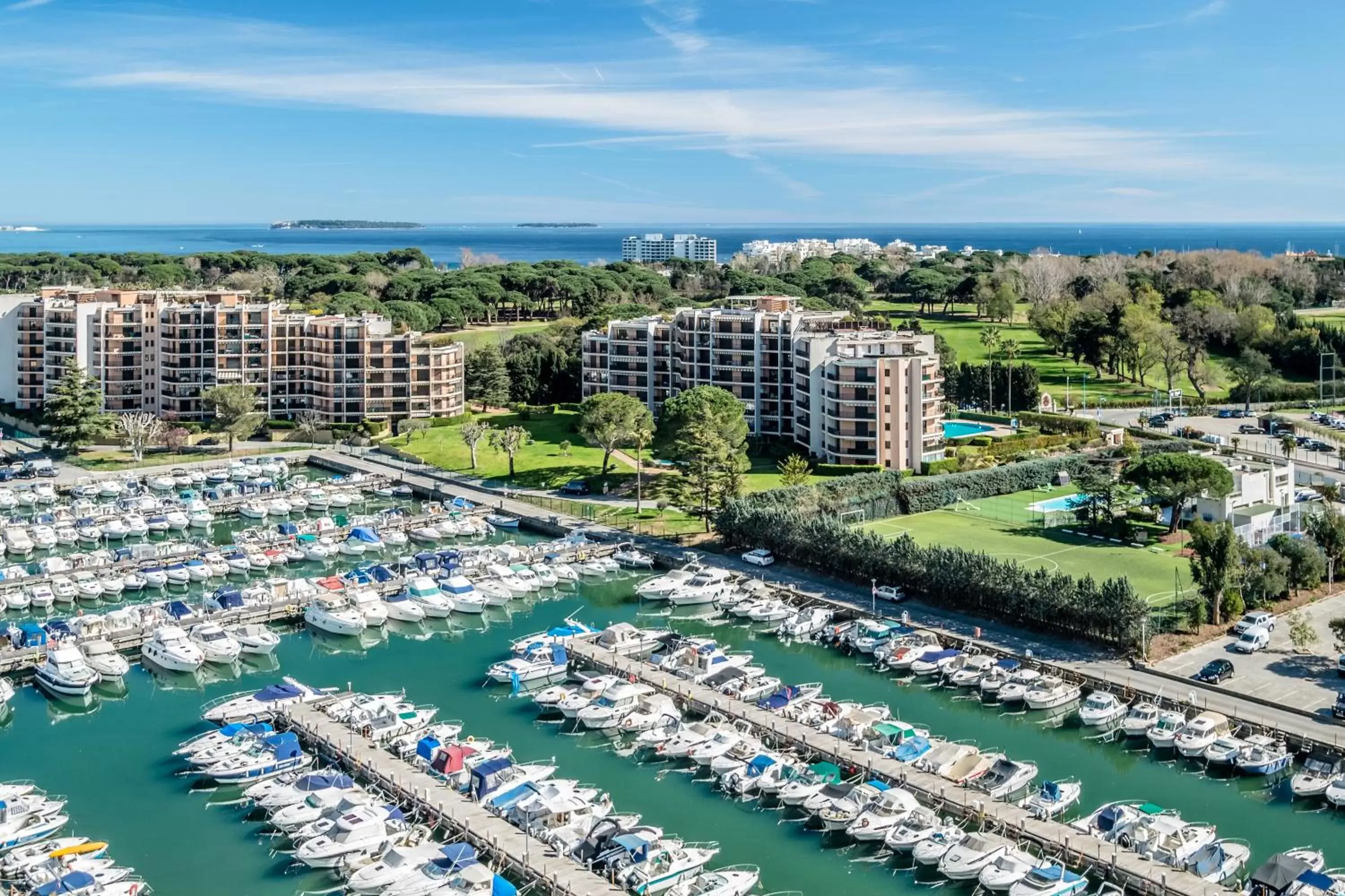 Neighbourhood, Bird's-eye View in Appart Hotel Mandelieu