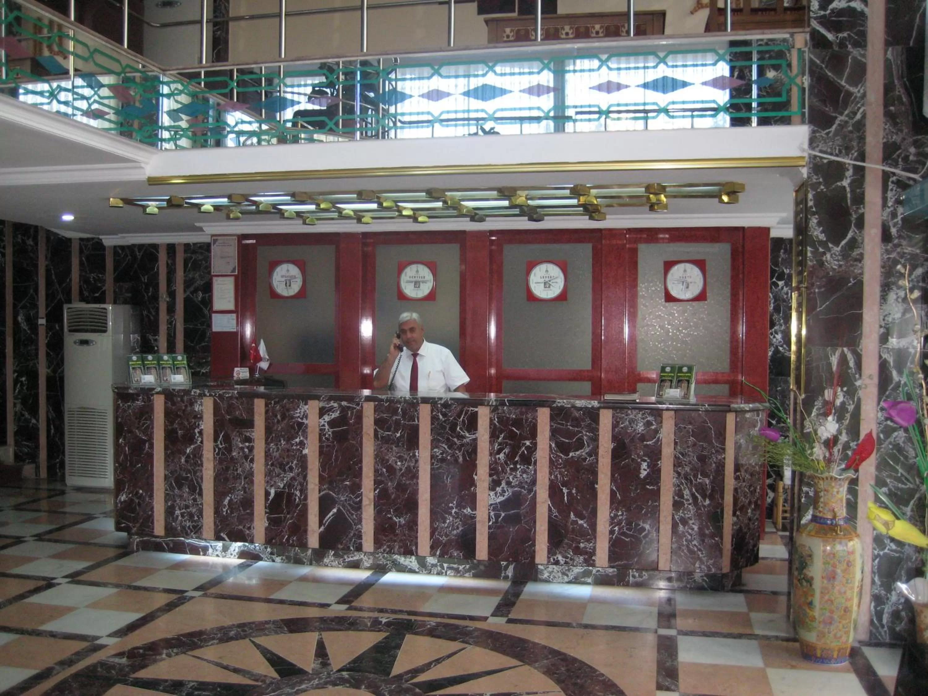 Lobby or reception in Miroglu Hotel