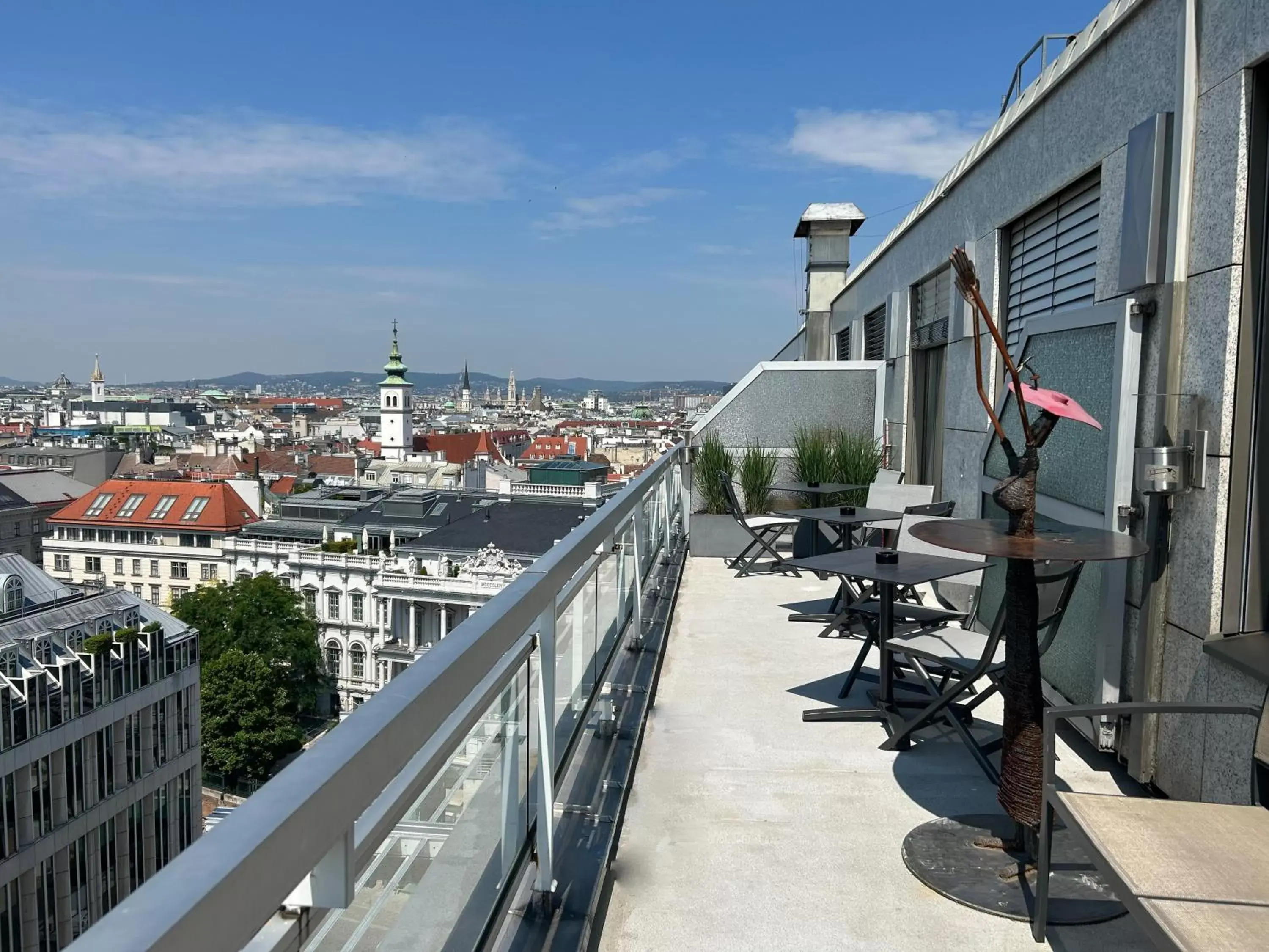 Balcony/Terrace in Hotel Am Parkring