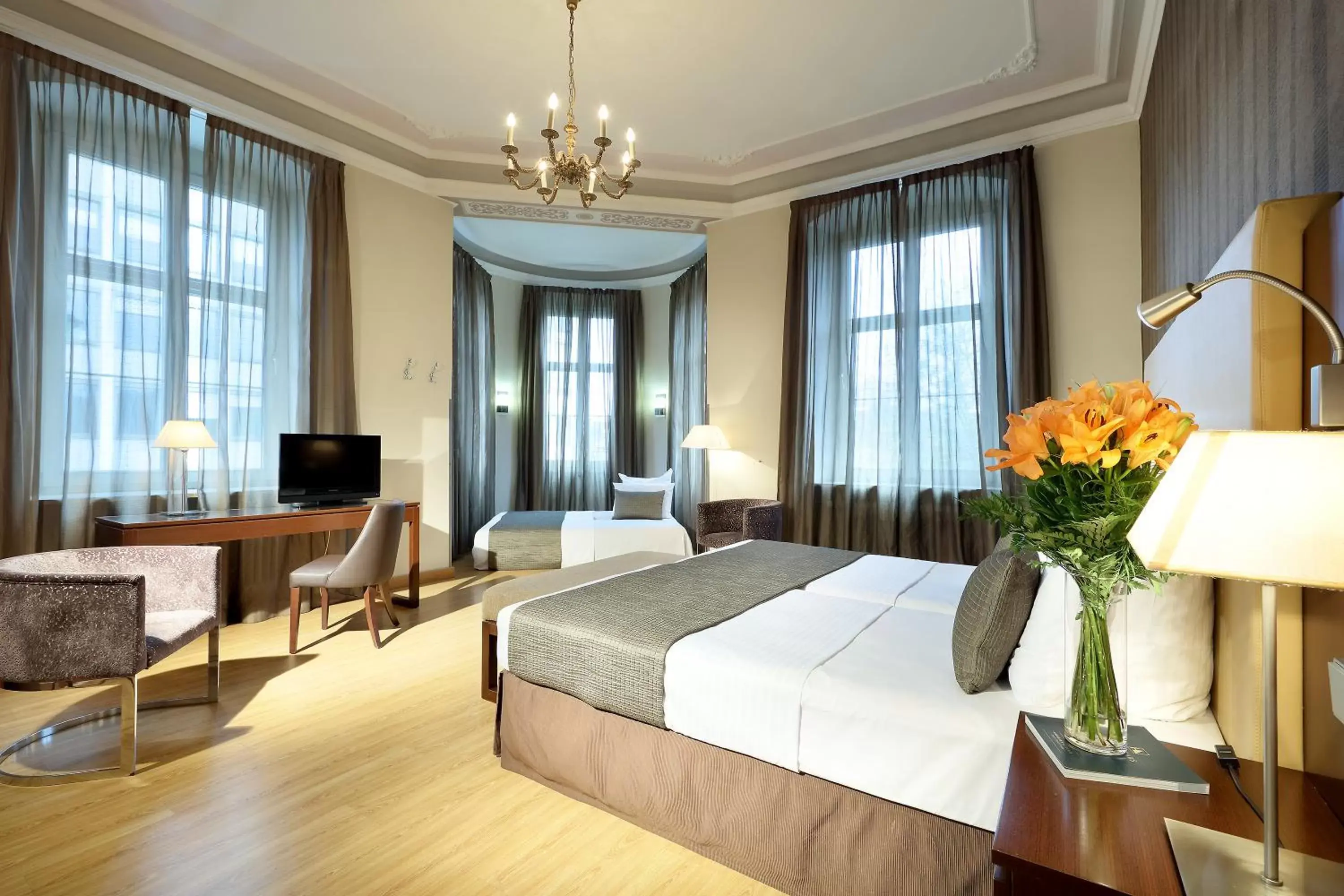 Bed in Eurostars Park Hotel Maximilian