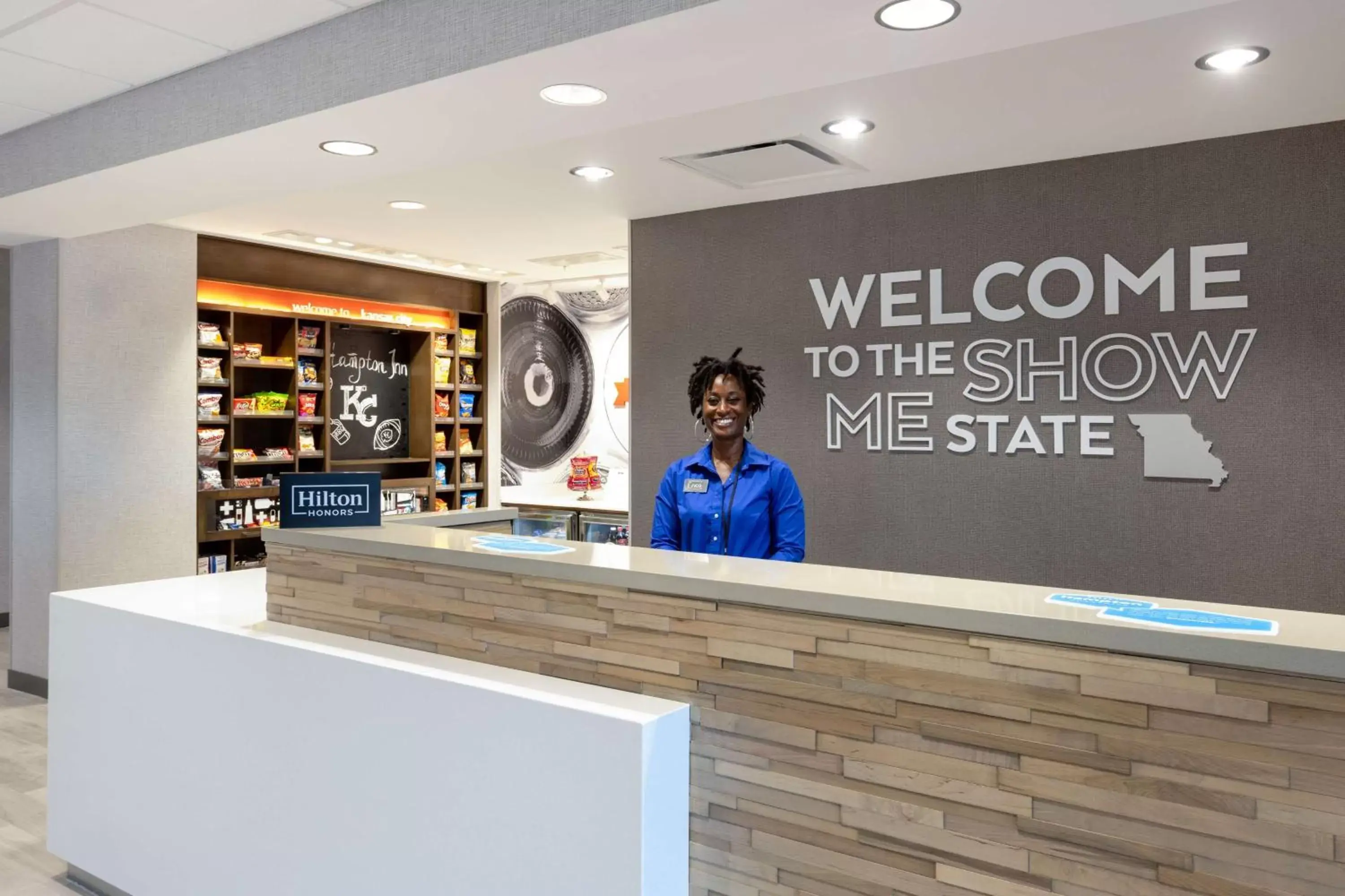 Lobby or reception in Hampton Inn Kansas City Southeast, Mo