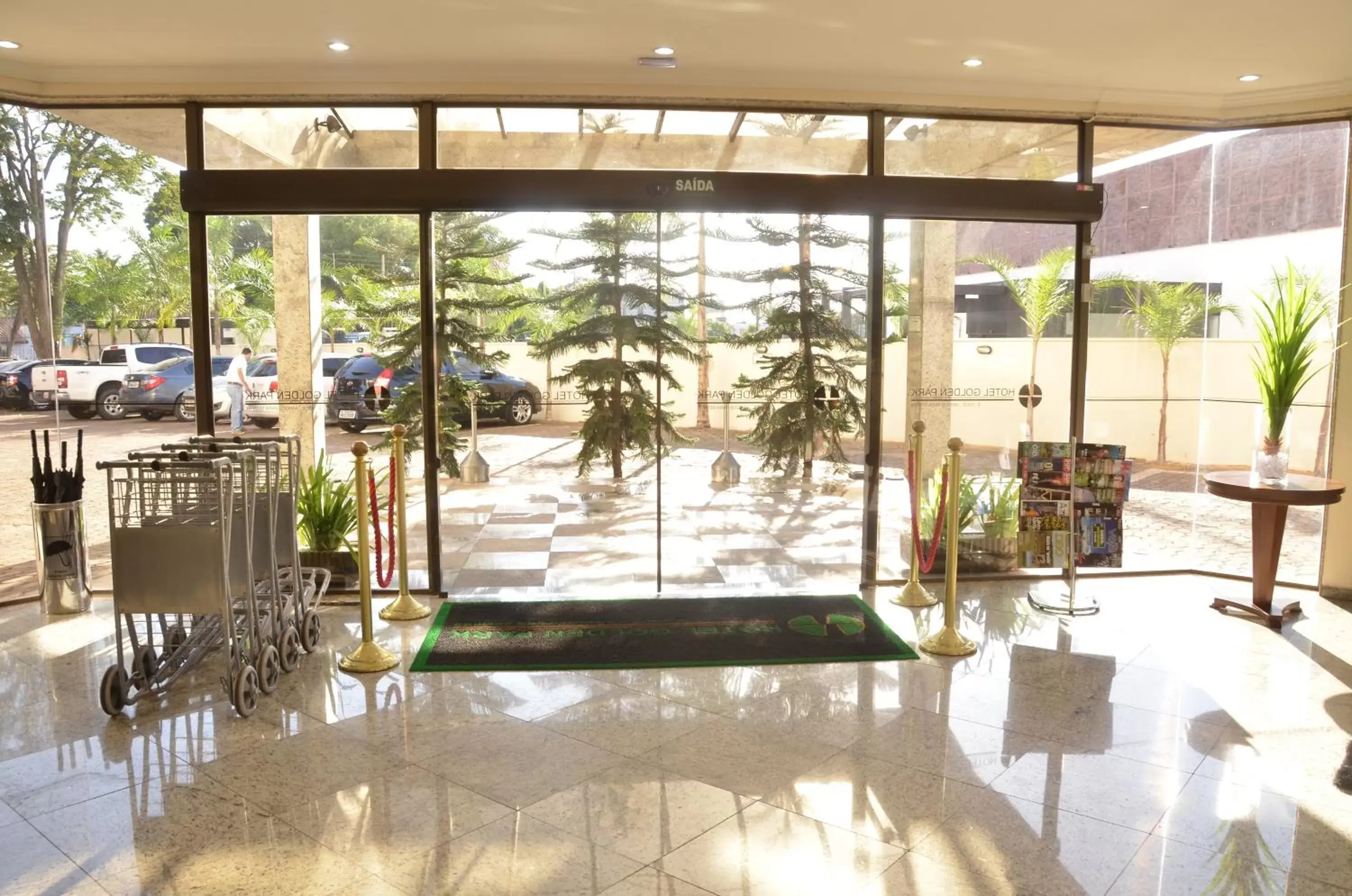 Lobby or reception in Golden Park Uberaba