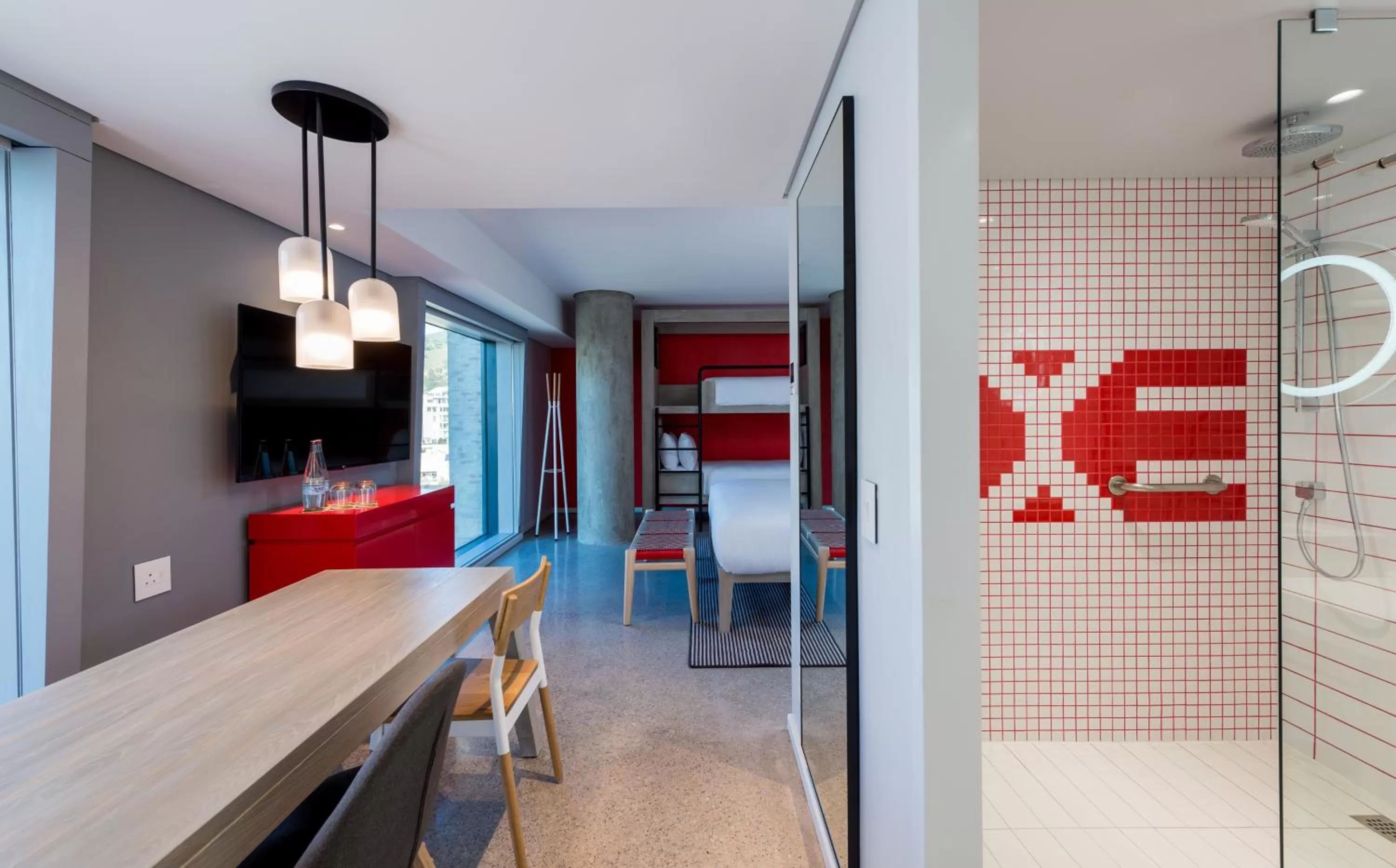 Dining area in Radisson RED Hotel V&A Waterfront Cape Town