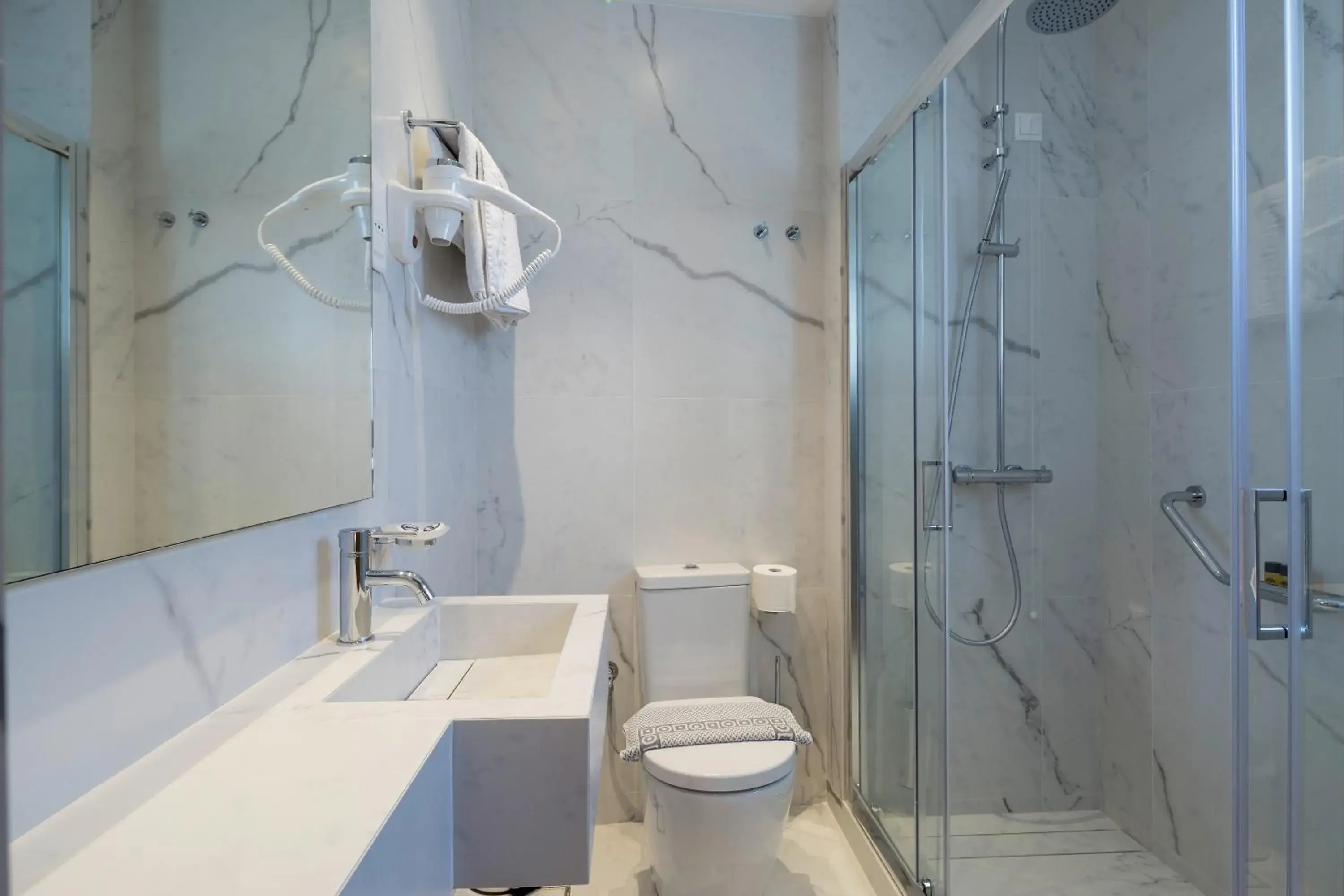 Shower, Bathroom in Athos Hotel