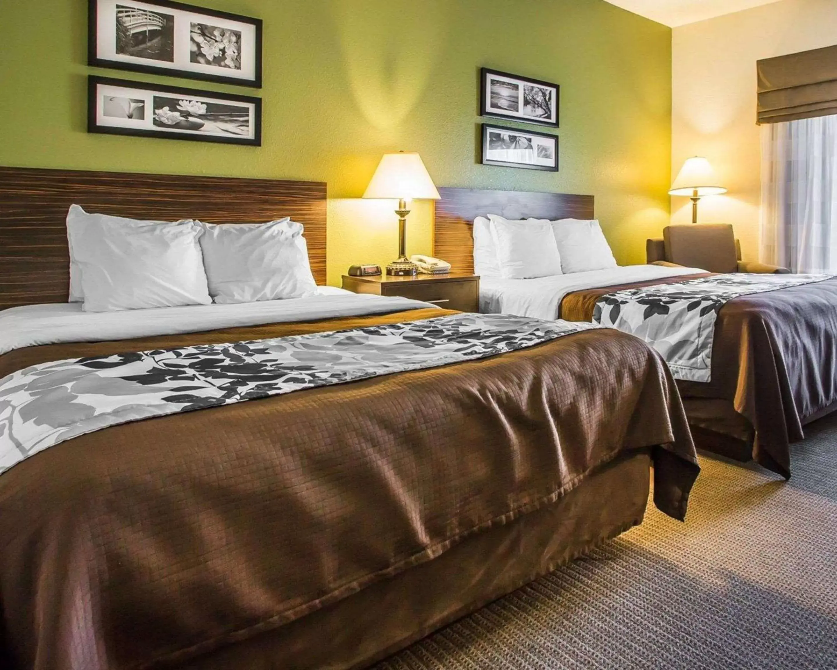 Photo of the whole room, Bed in Sleep Inn & Suites Wisconsin Rapids