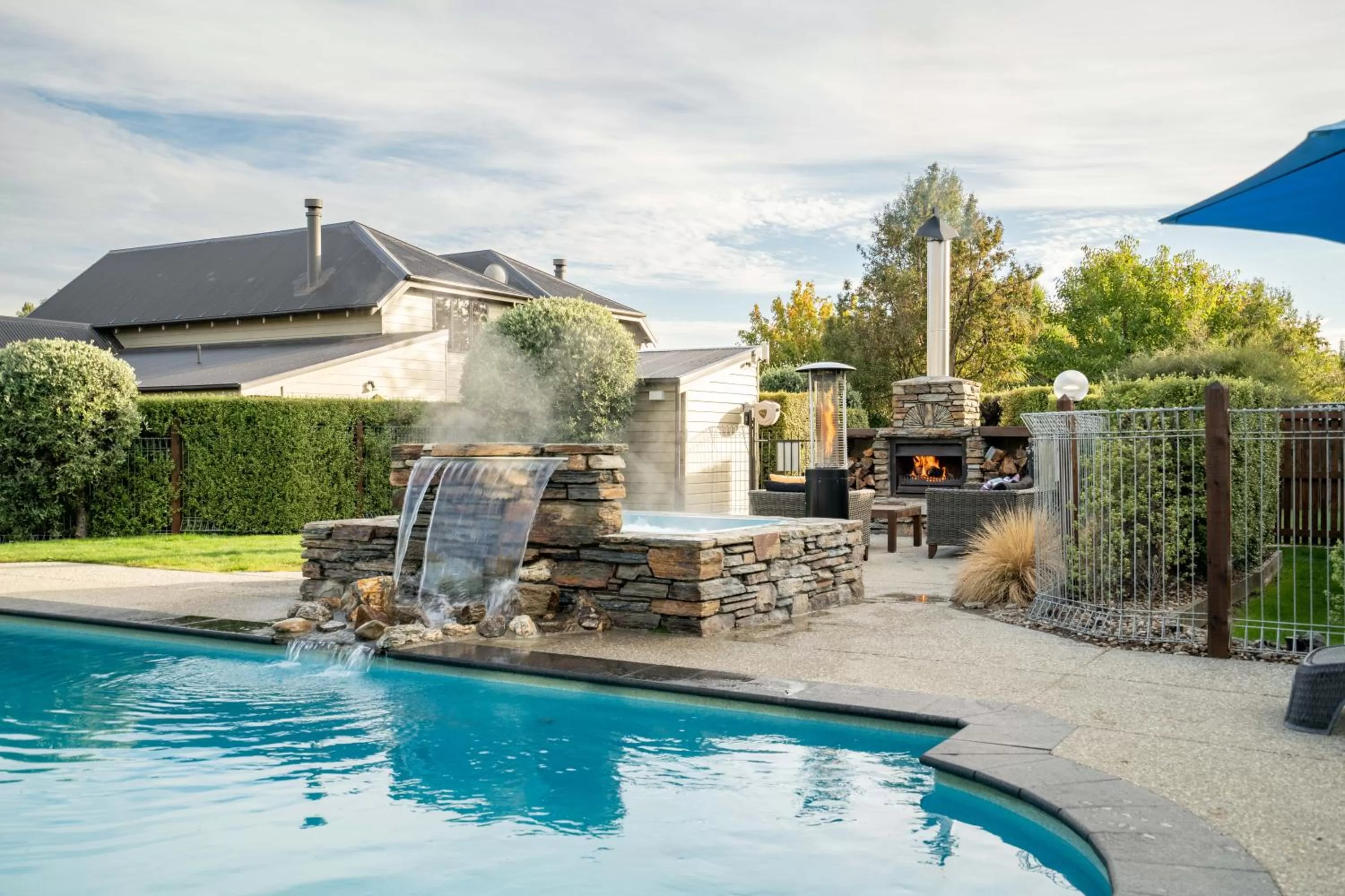 Swimming pool in Wanaka Luxury Apartments