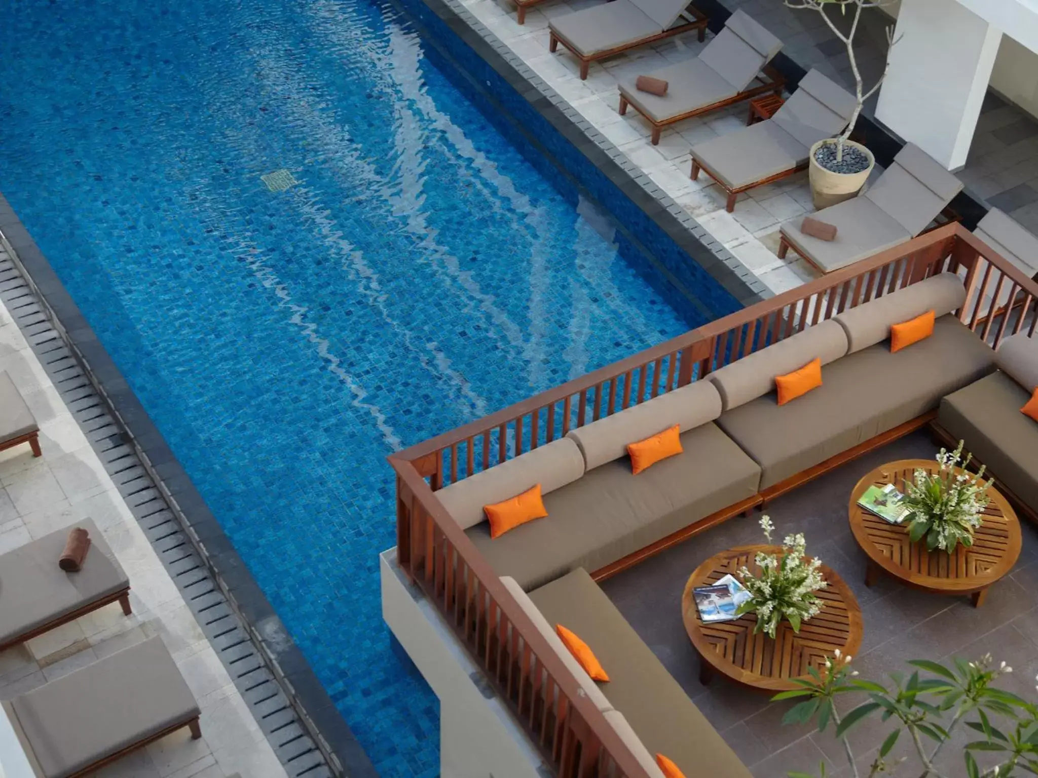 Balcony/Terrace, Pool View in The Magani Hotel and Spa