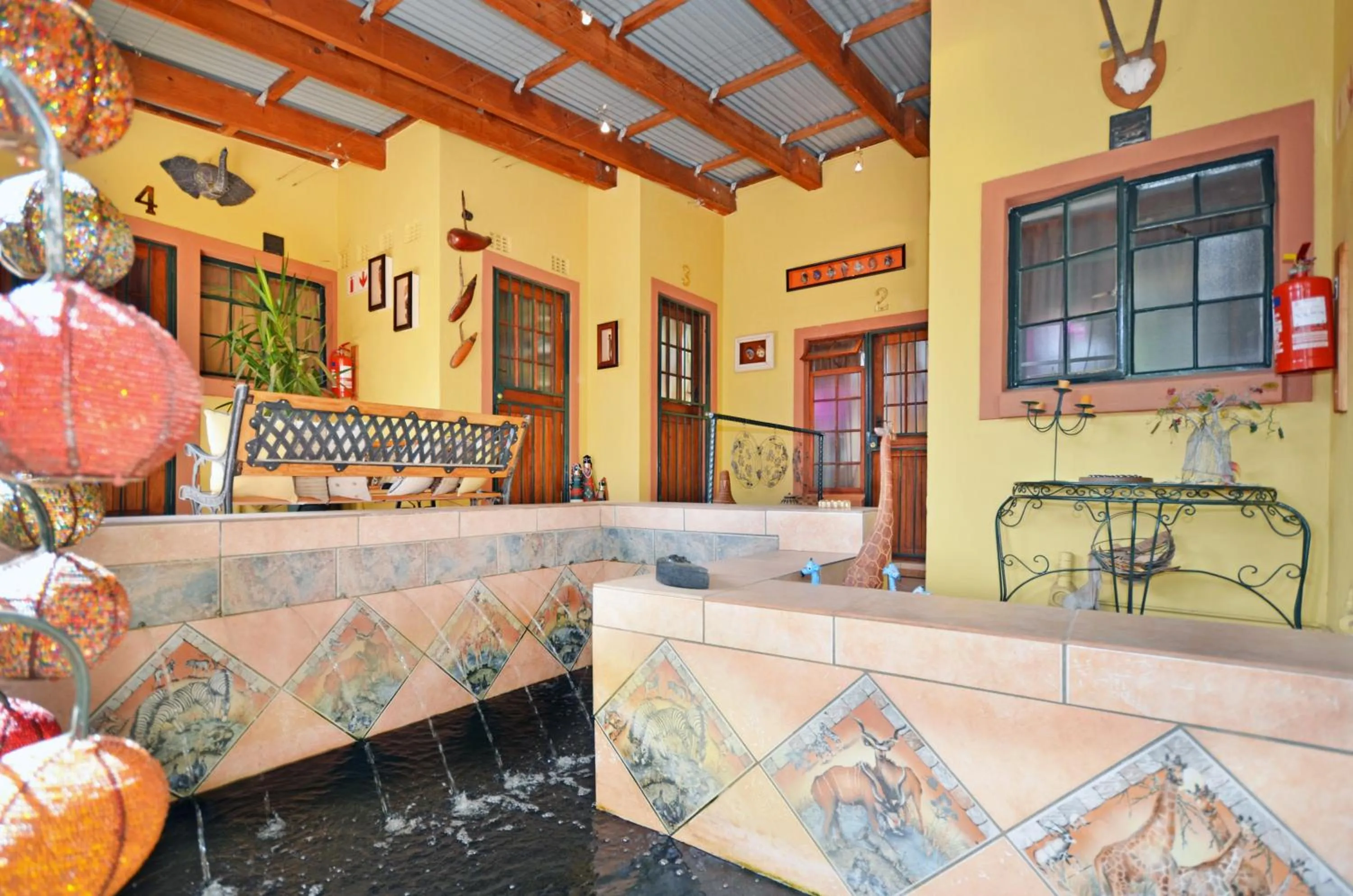 Balcony/Terrace in Cherry Tree Cottage B&B Linden