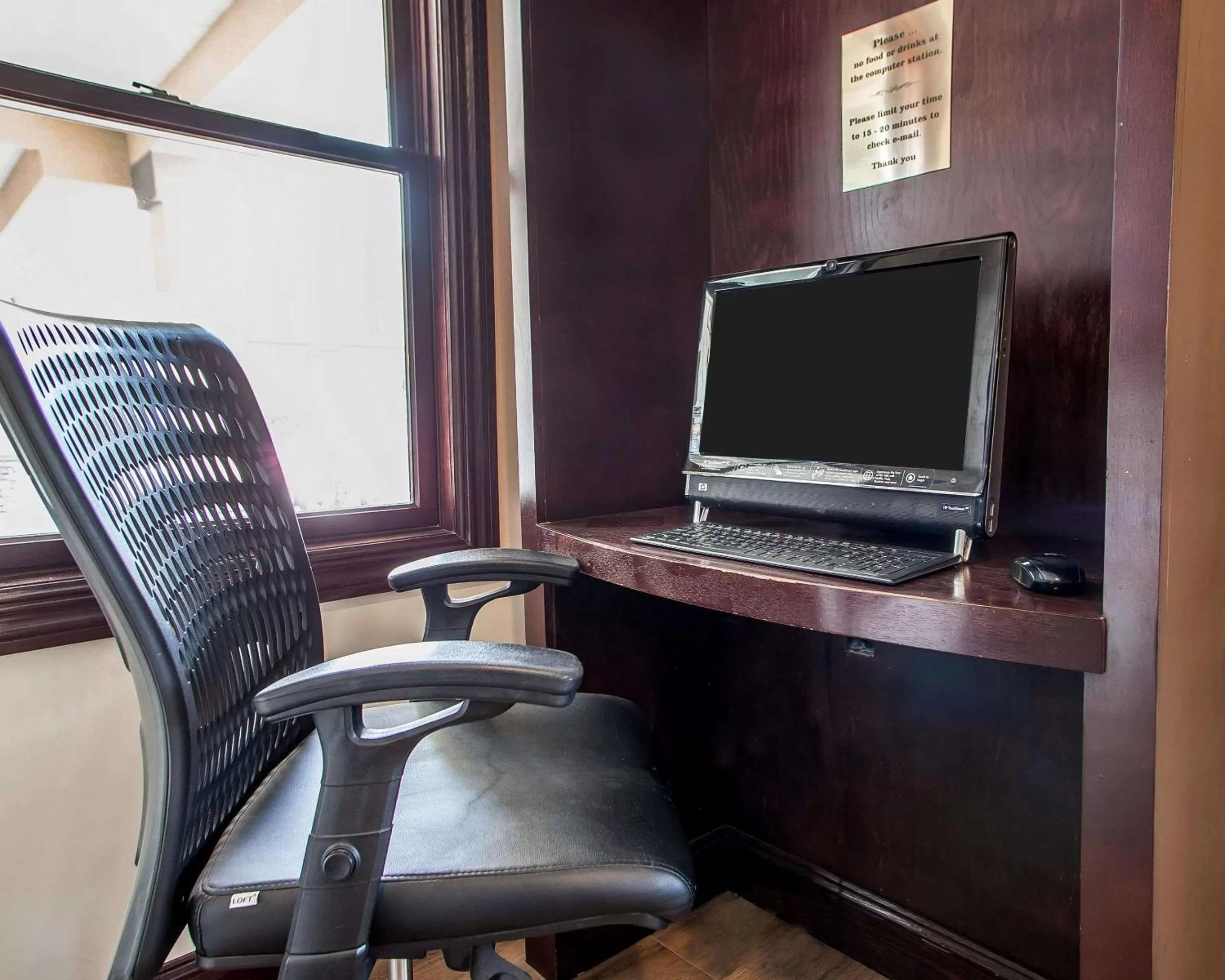 On site in Econo Lodge