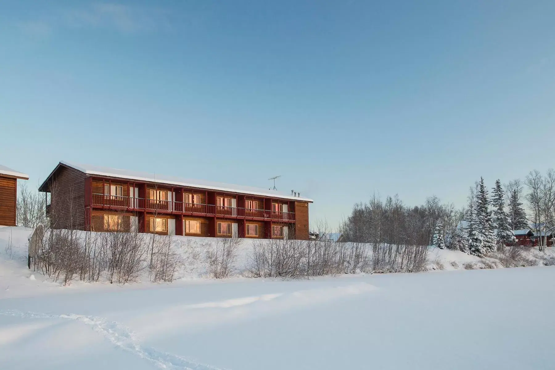 Property building, Winter in Mat-Su Resort