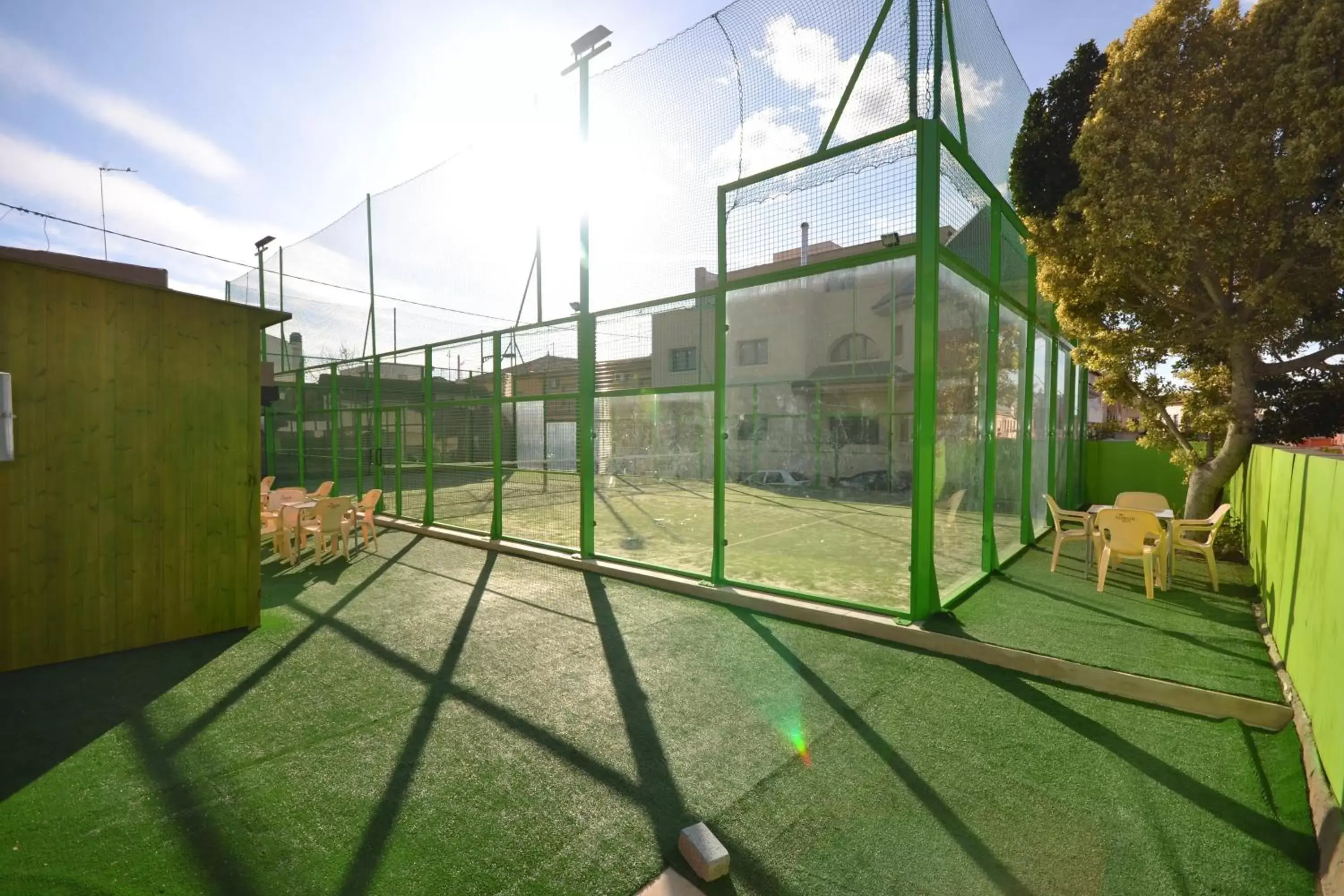 Tennis court in Hotel Hyltor