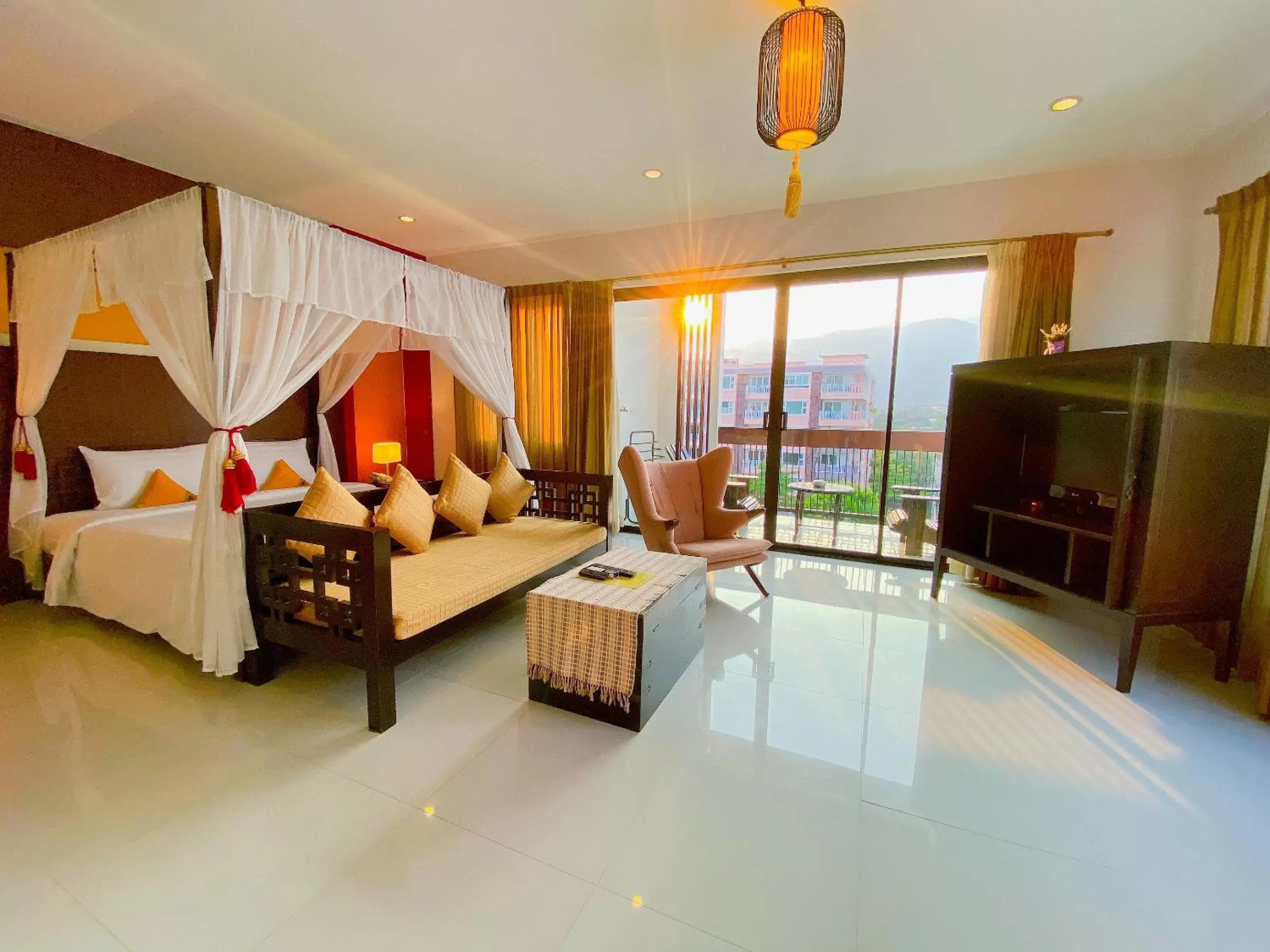 Living room, Bed in The Empire Nimman Living room, Bed in The Empire Nimman