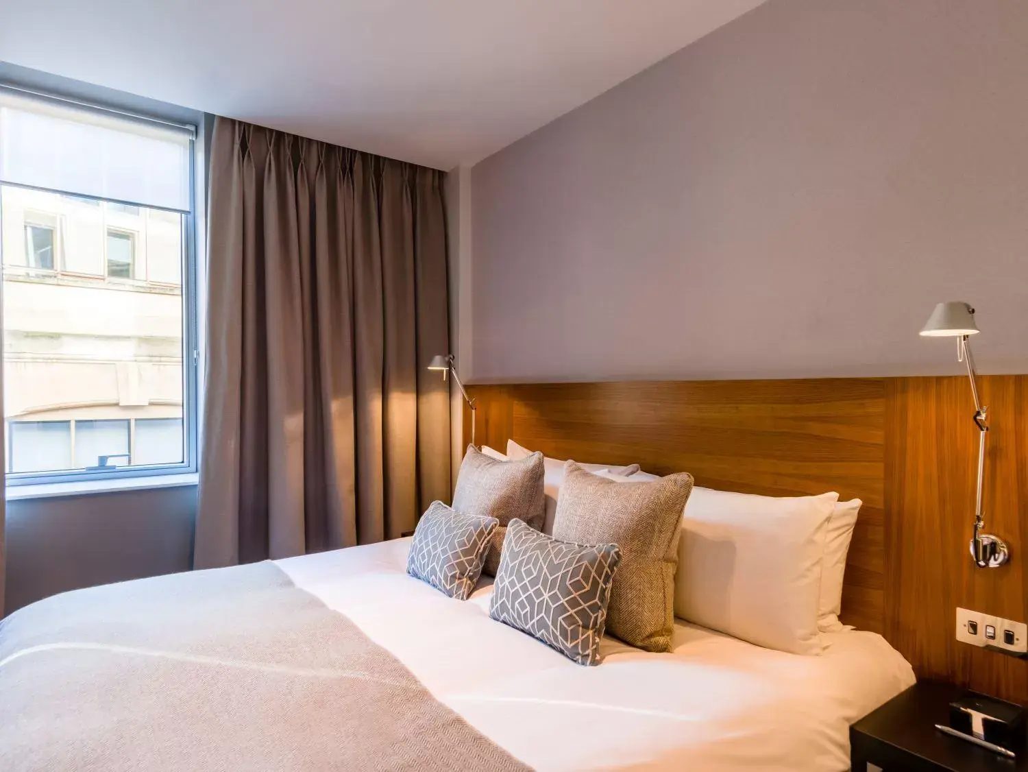 Bedroom, Bed in Clayton Hotel London Wall