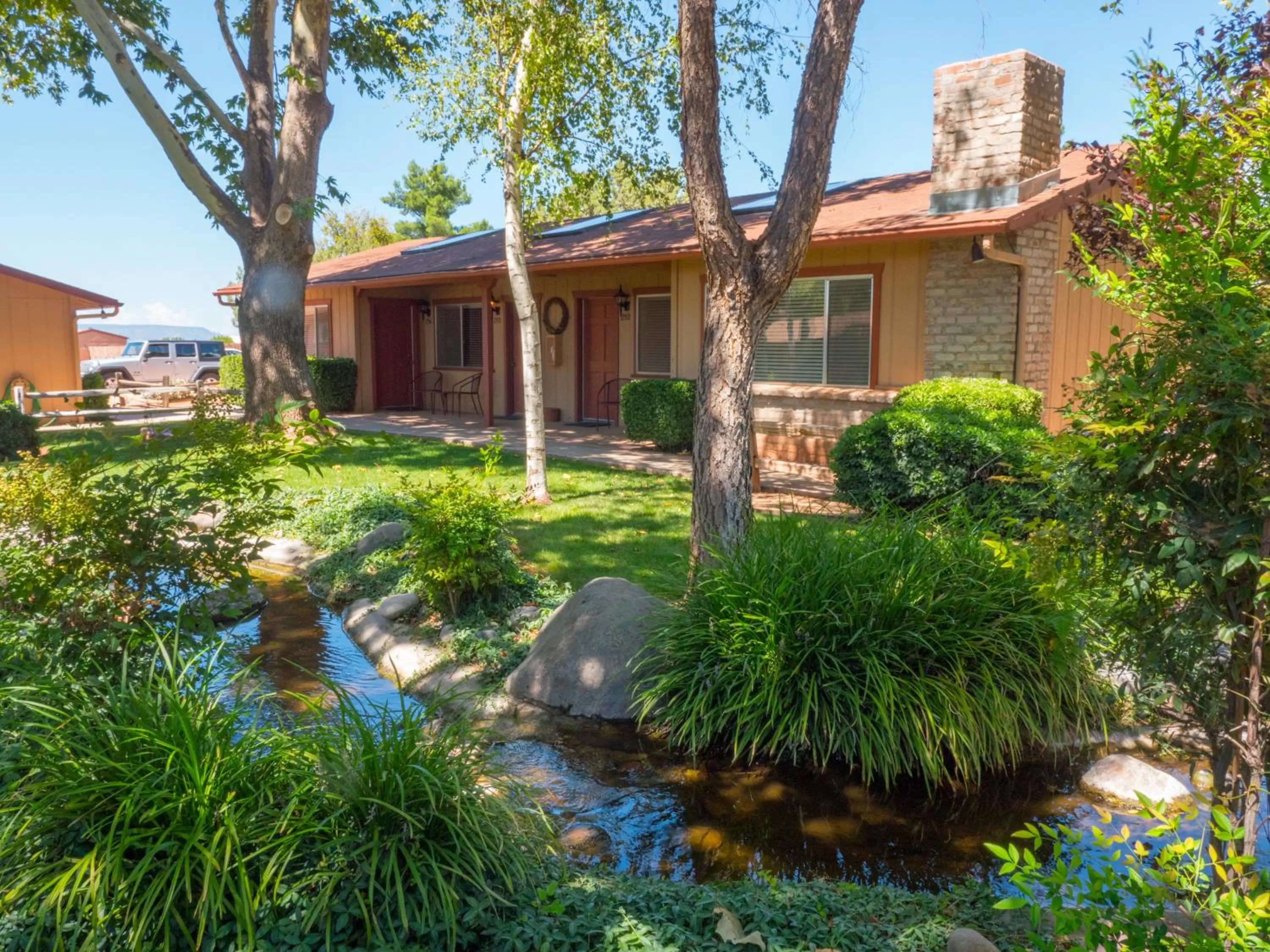 Patio in Sky Ranch Lodge