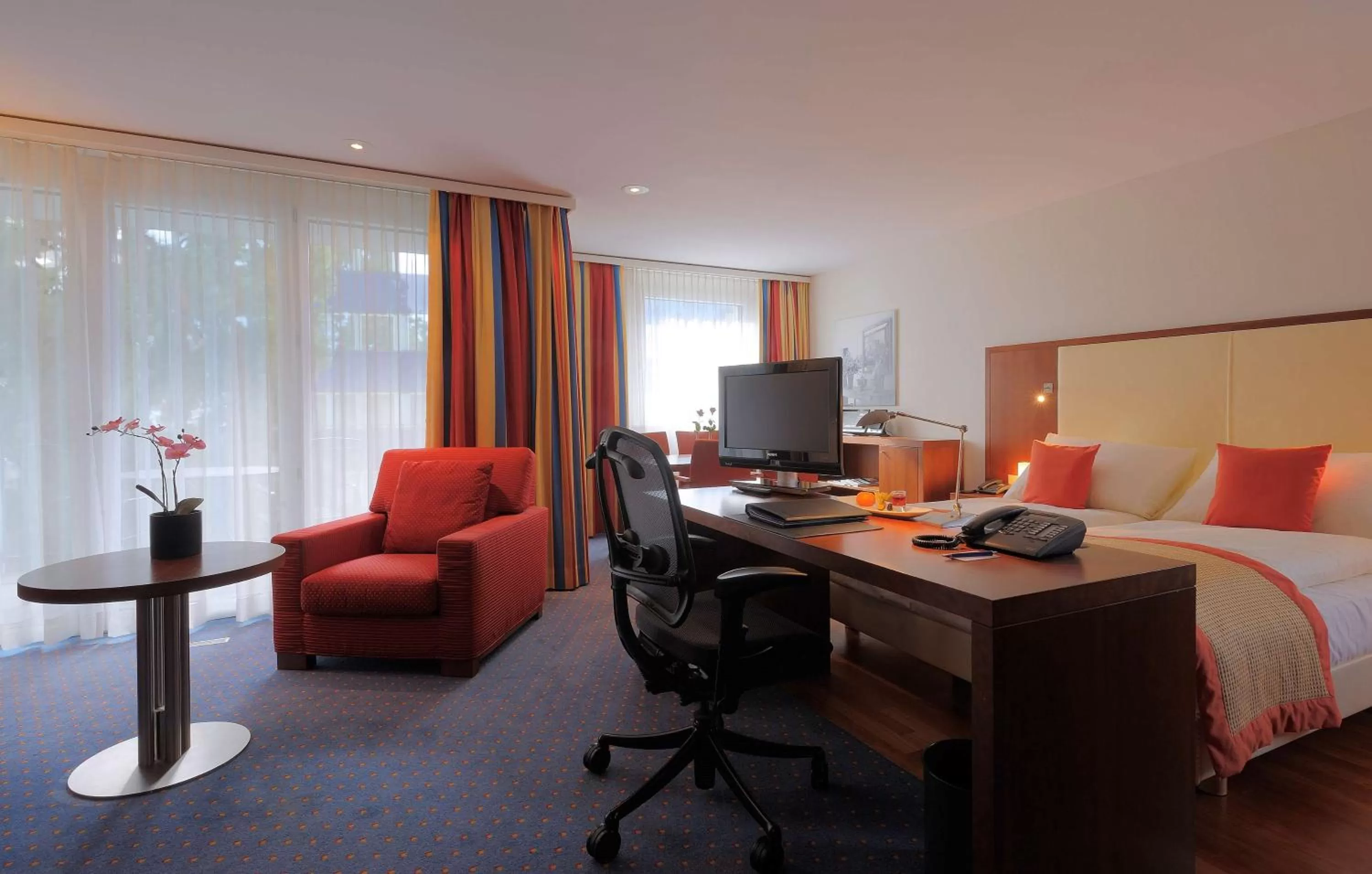 Photo of the whole room, Bed in Radisson Blu Hotel, St. Gallen