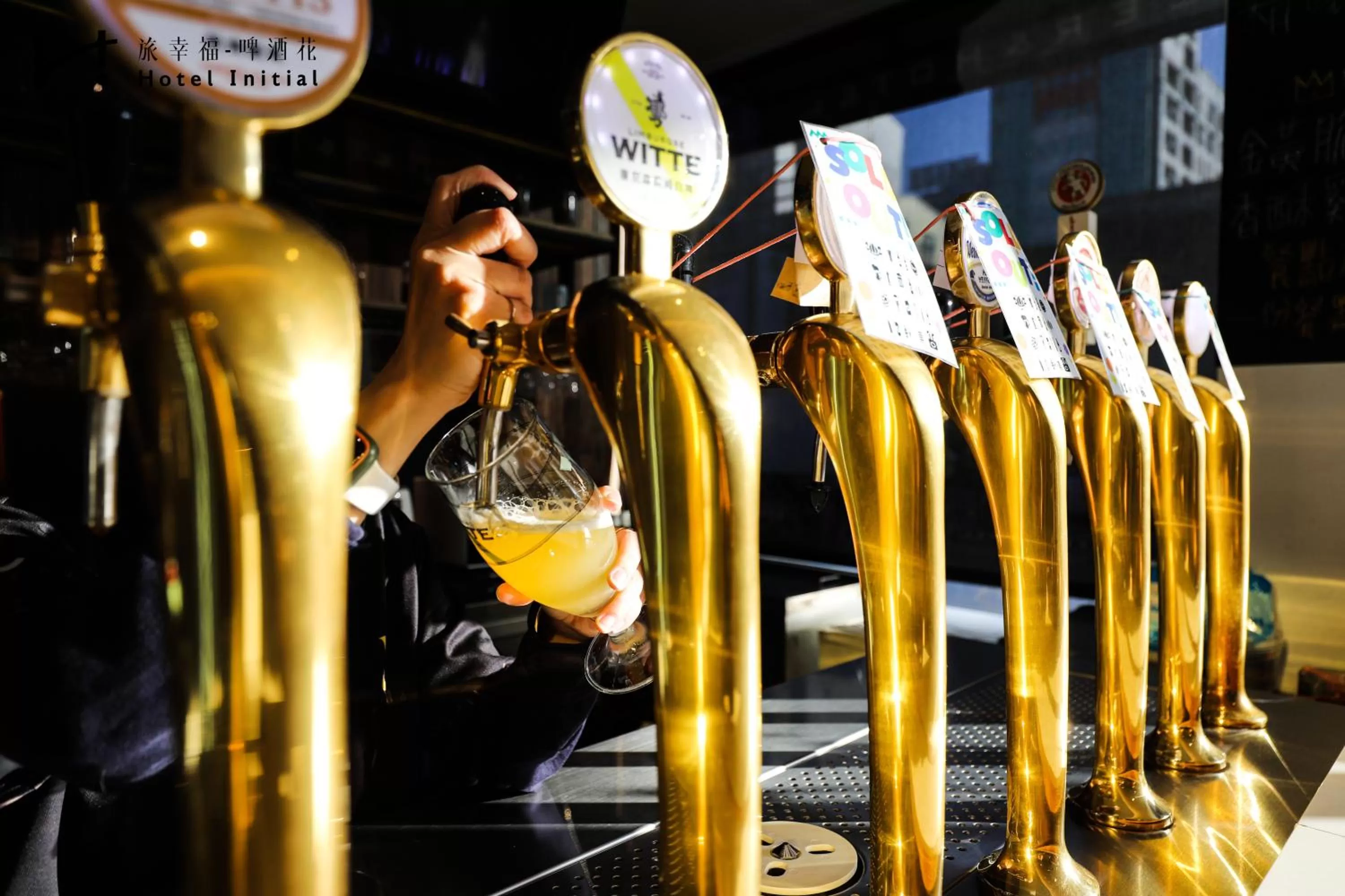 Decorative detail in Hotel Initial-Beer