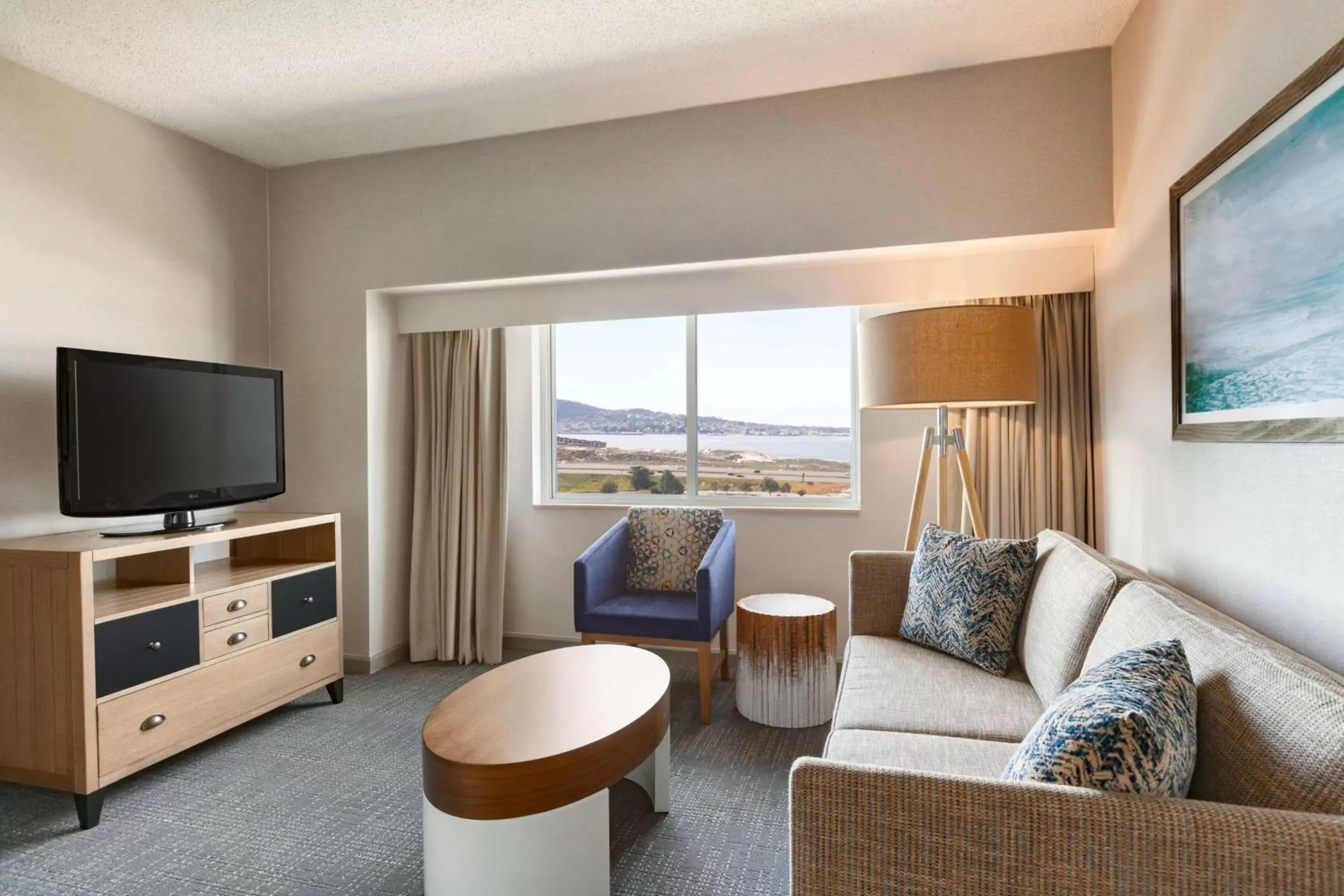 Living room in Embassy Suites by Hilton Monterey Bay Seaside Living room in Embassy Suites by Hilton Monterey Bay Seaside