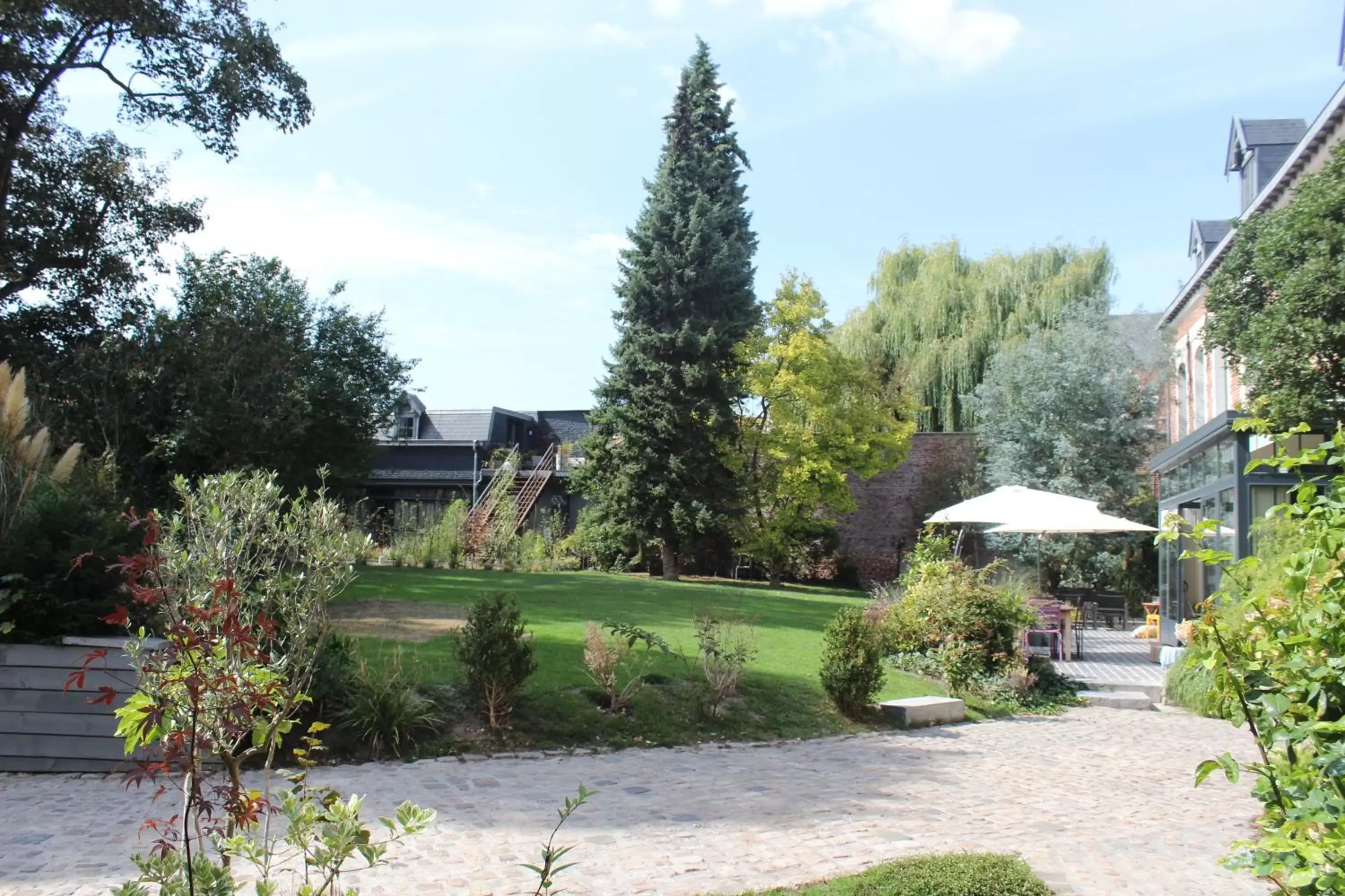 Property building, Garden in Maison Mathilde