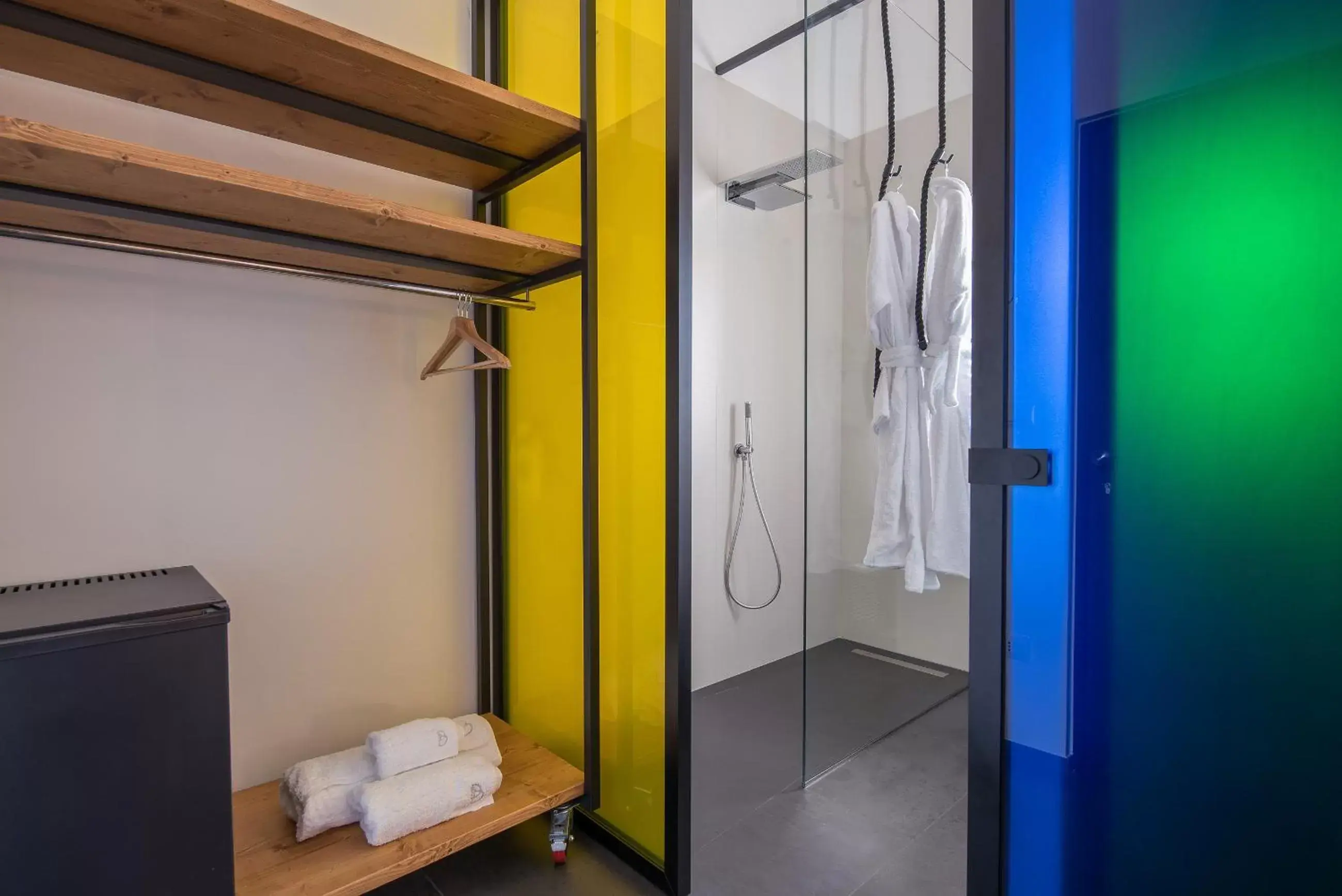 Shower, Bathroom in Biancofiore Apartments