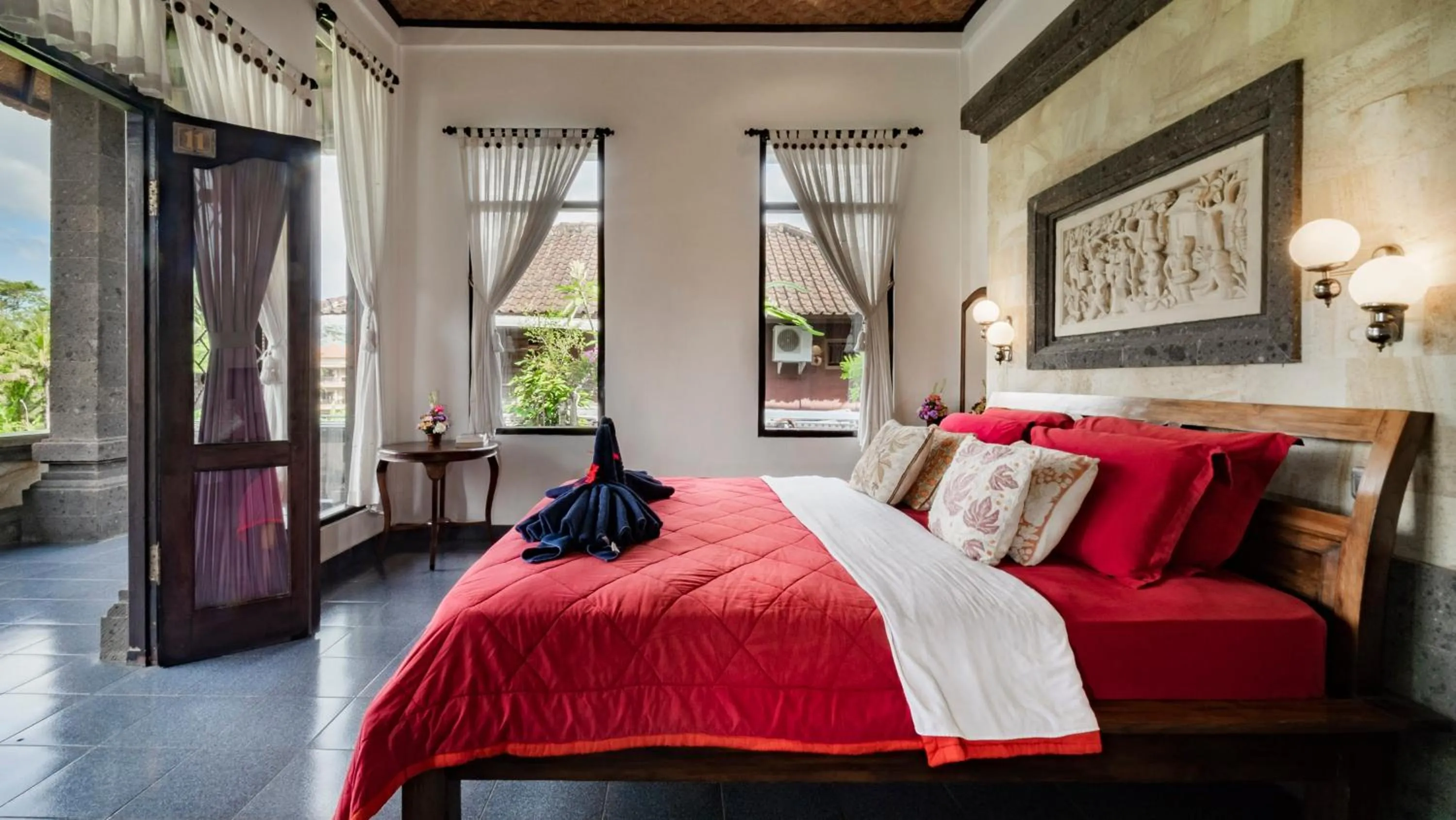 Bed in Kun - Kun Guest House Ubud