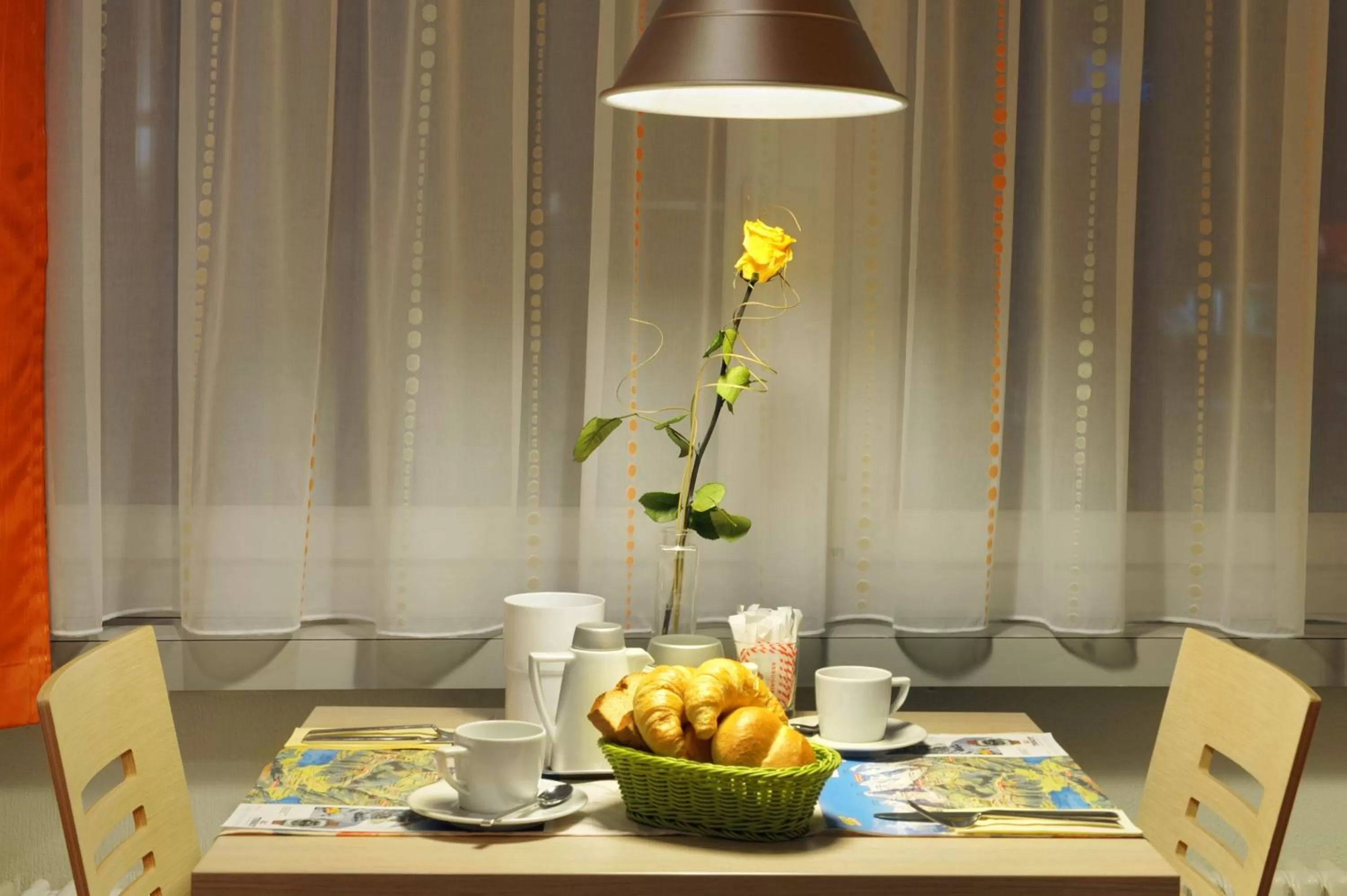 Buffet breakfast in Hotel Derby Interlaken - self check-in