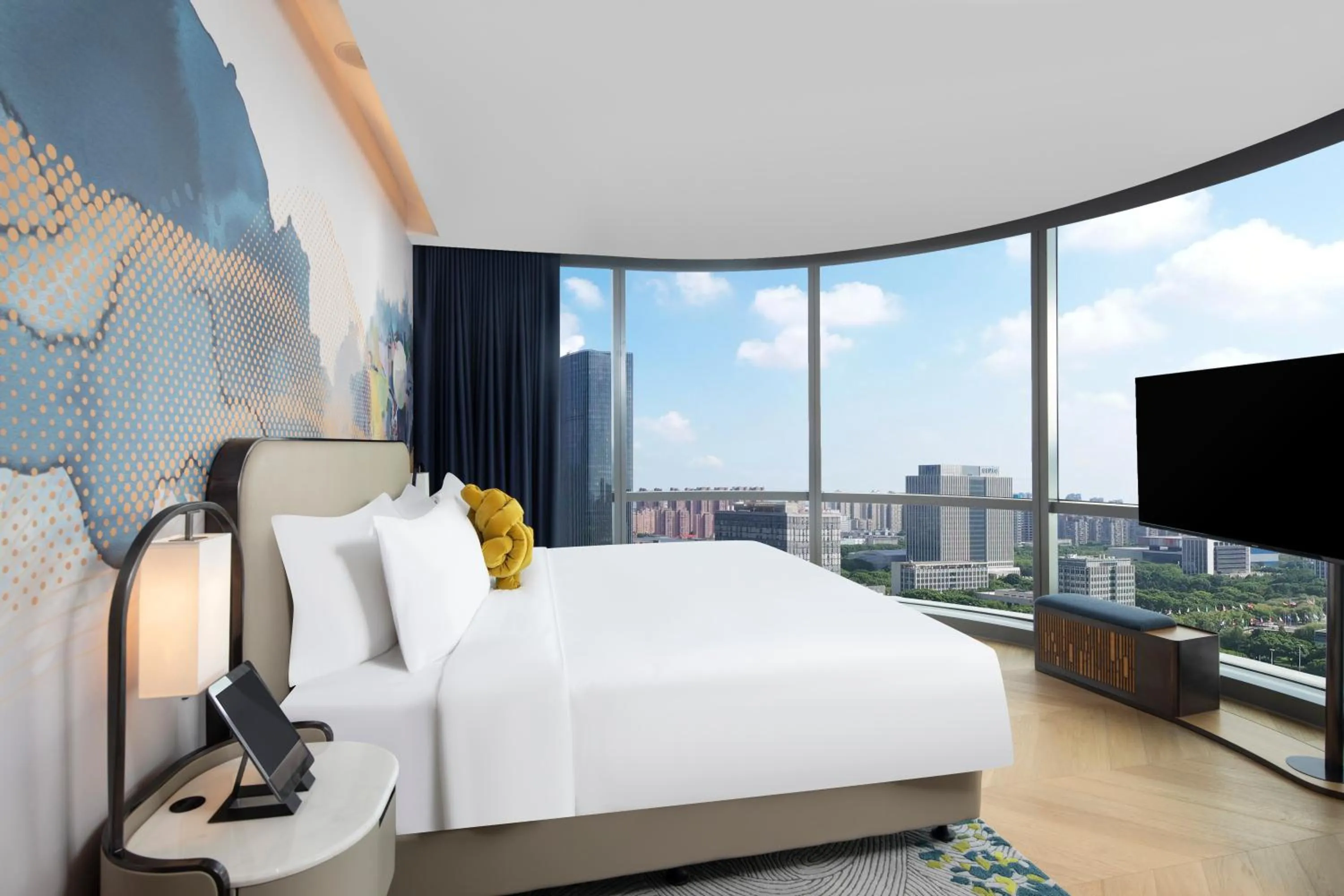 Bedroom, Bed in M Social Hotel Suzhou