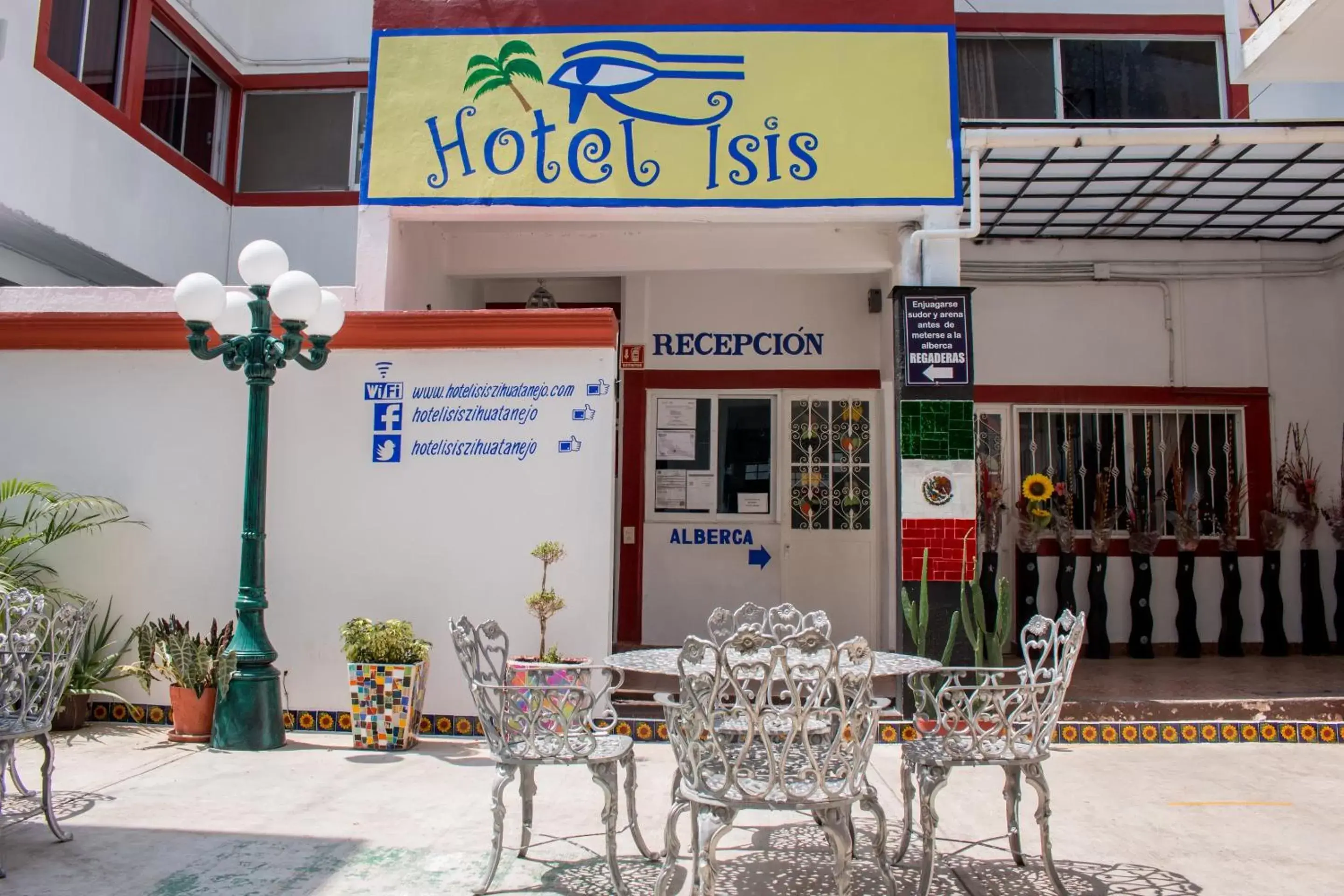 Lobby or reception in Hotel Isis