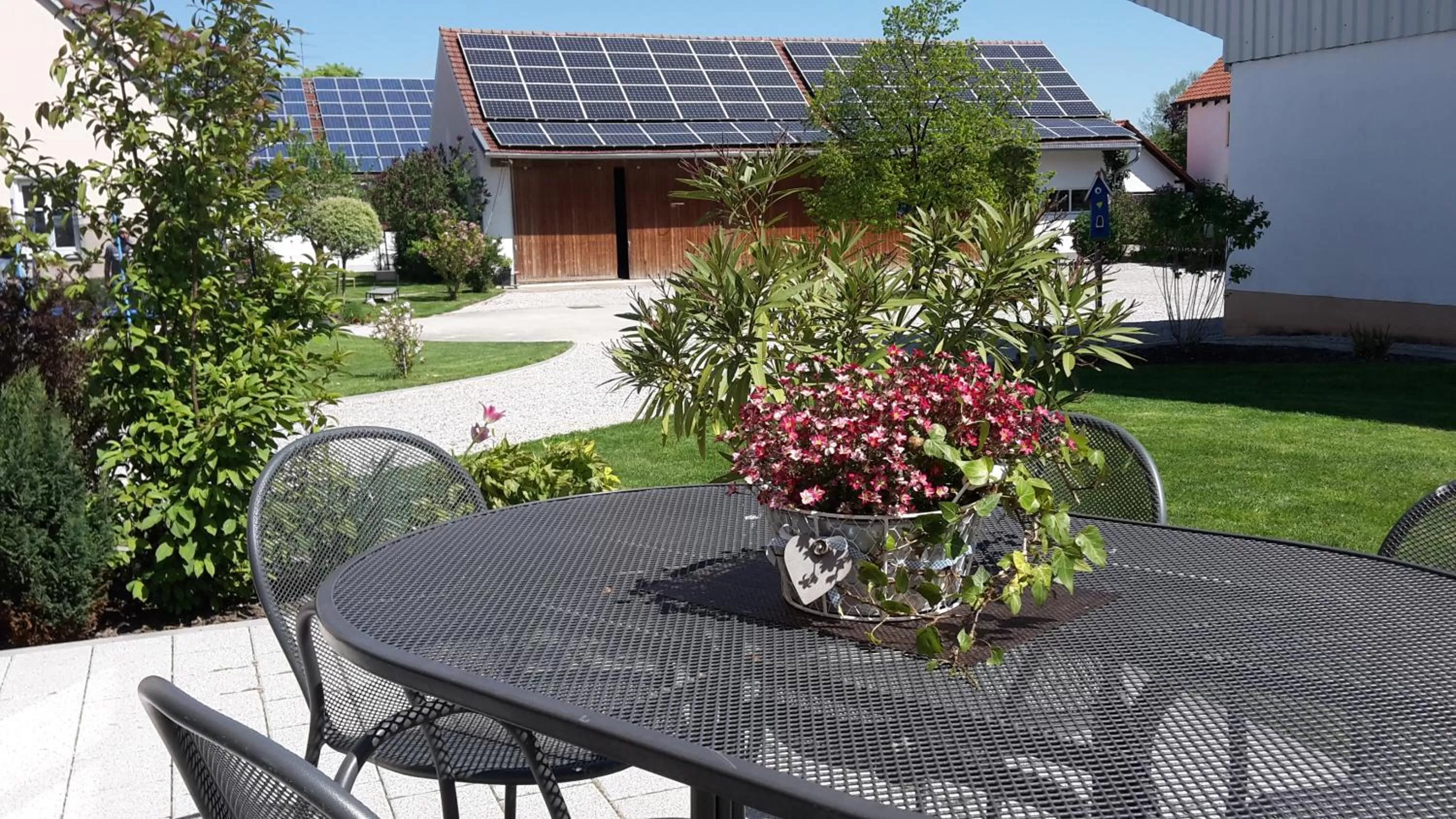 Balcony/Terrace in Lohauserhof - Biohof und Hotel