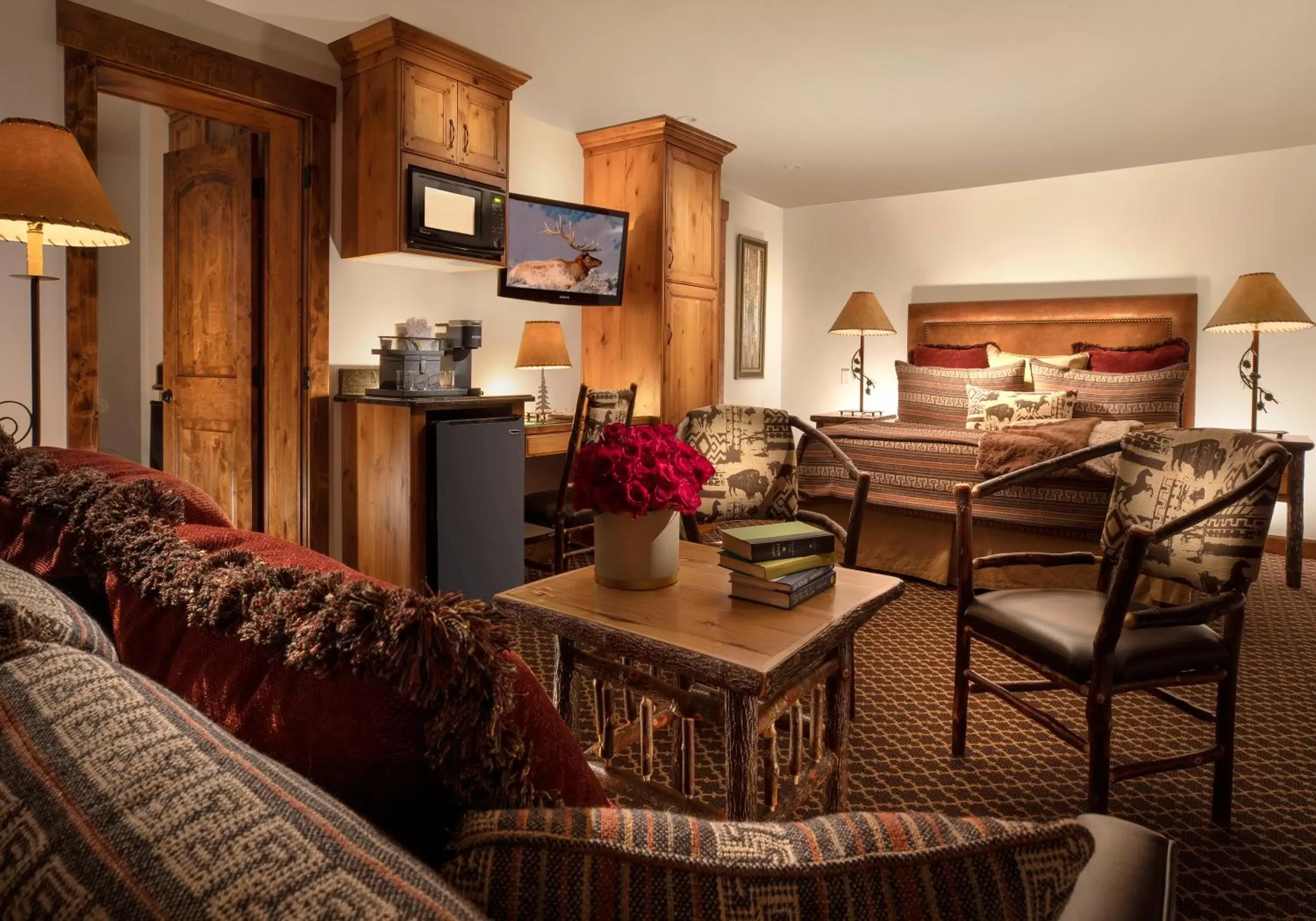 Bedroom in Parkway Inn of Jackson Hole