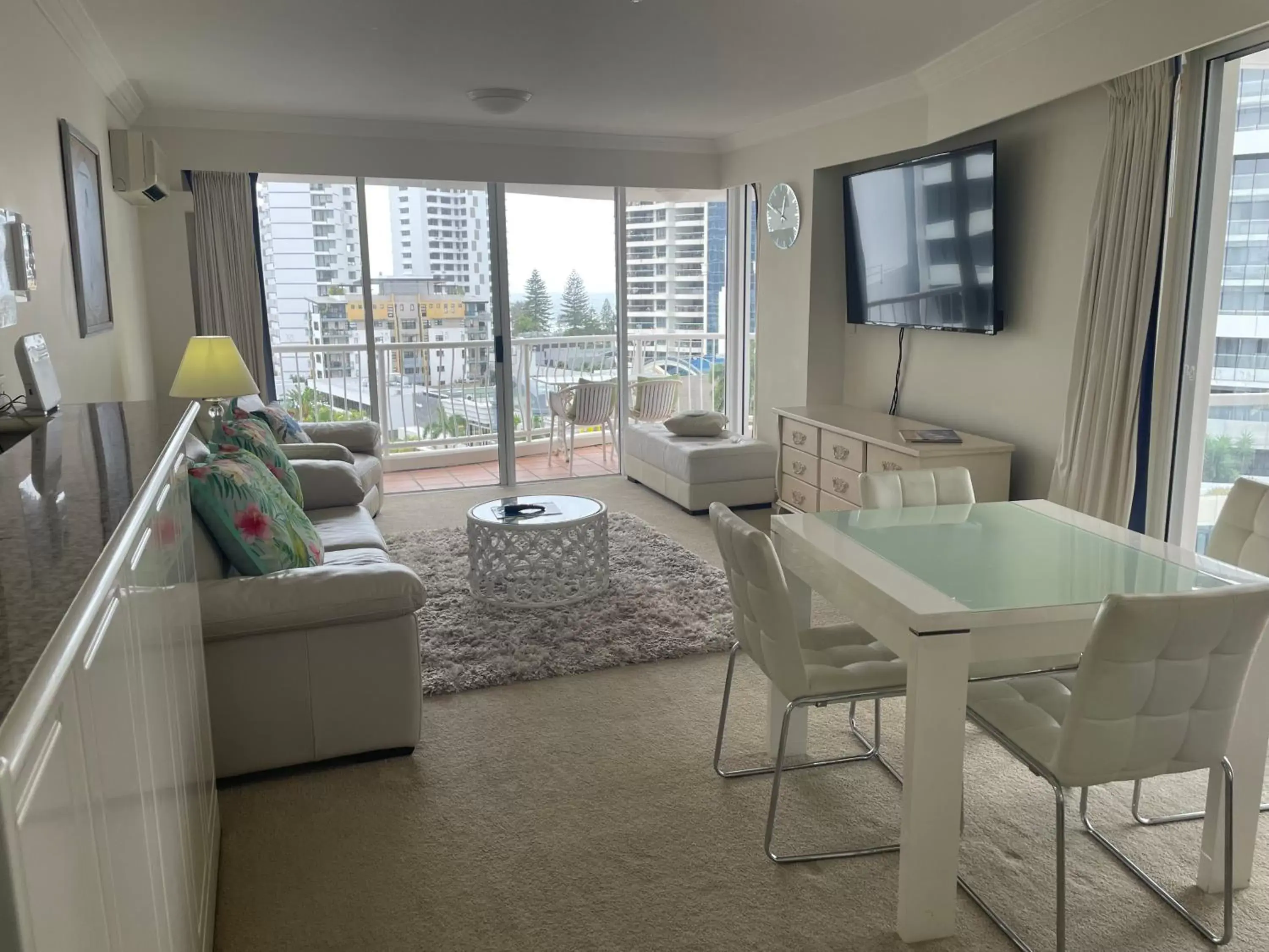 Seating Area in Broadbeach Holiday Apartments