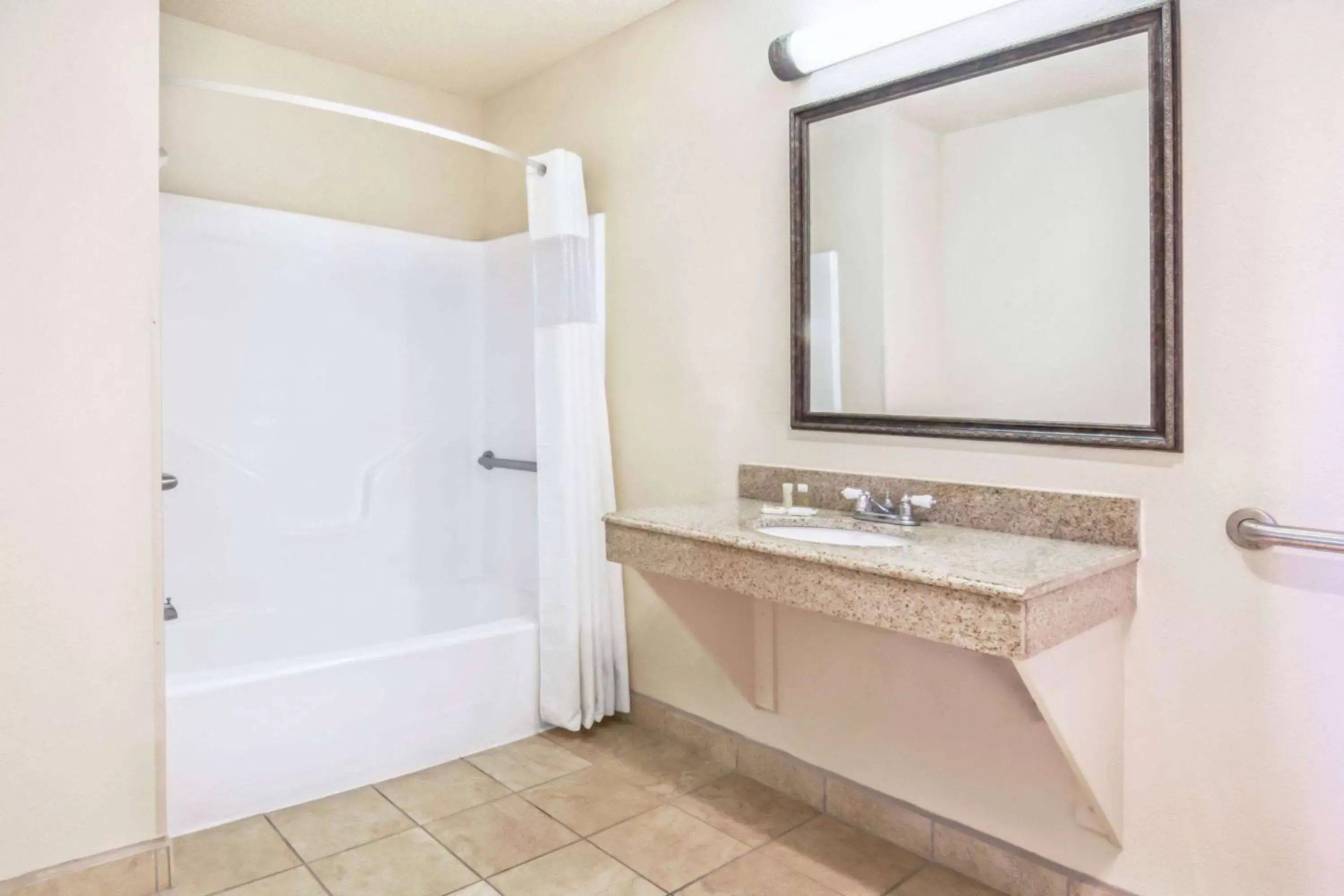 TV and multimedia, Bathroom in Days Inn by Wyndham San Antonio Interstate Hwy 35 North