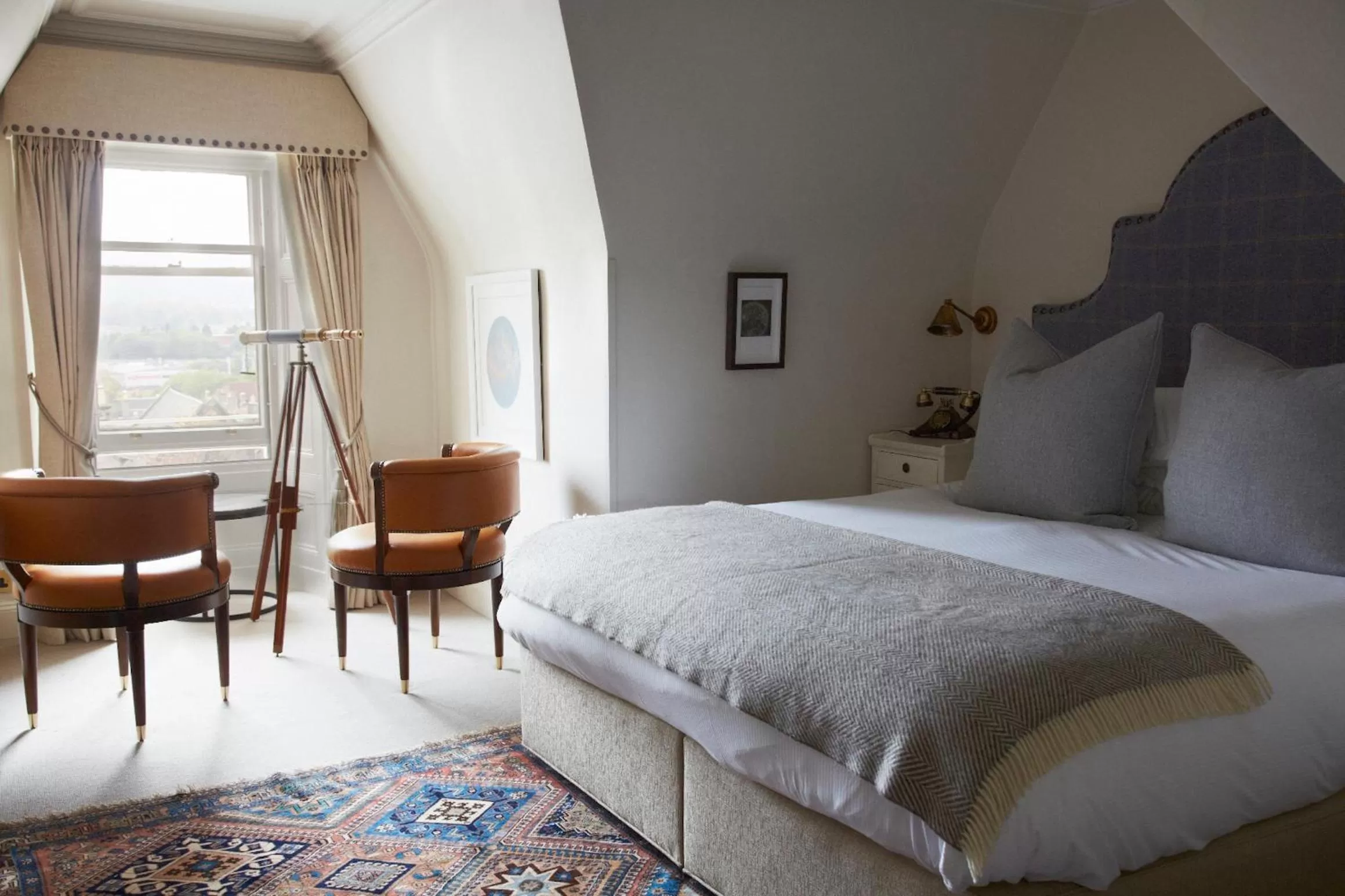 Seating area, Bed in The Roseate Edinburgh - Small Luxury Hotels of the World