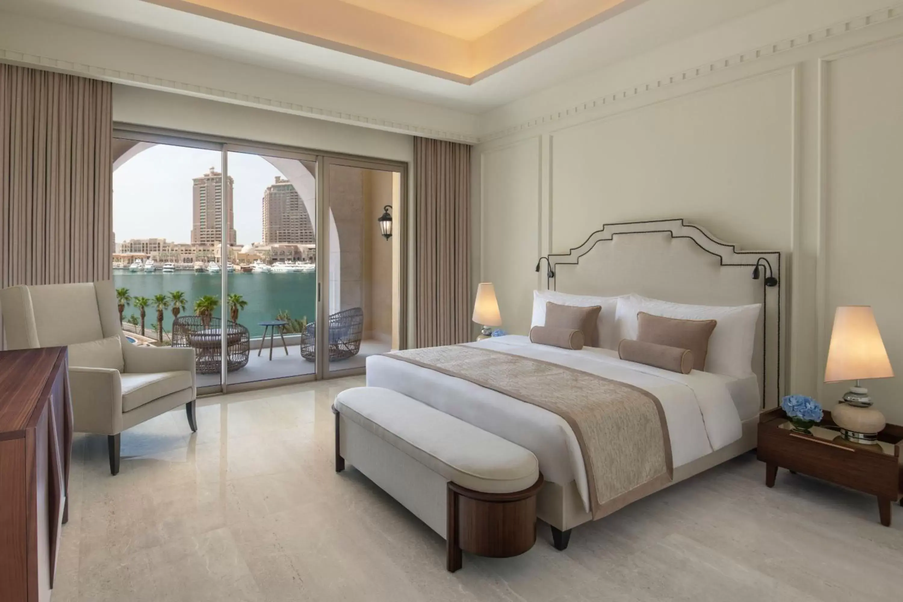 Bedroom in The St Regis Marsa Arabia Island, The Pearl Qatar