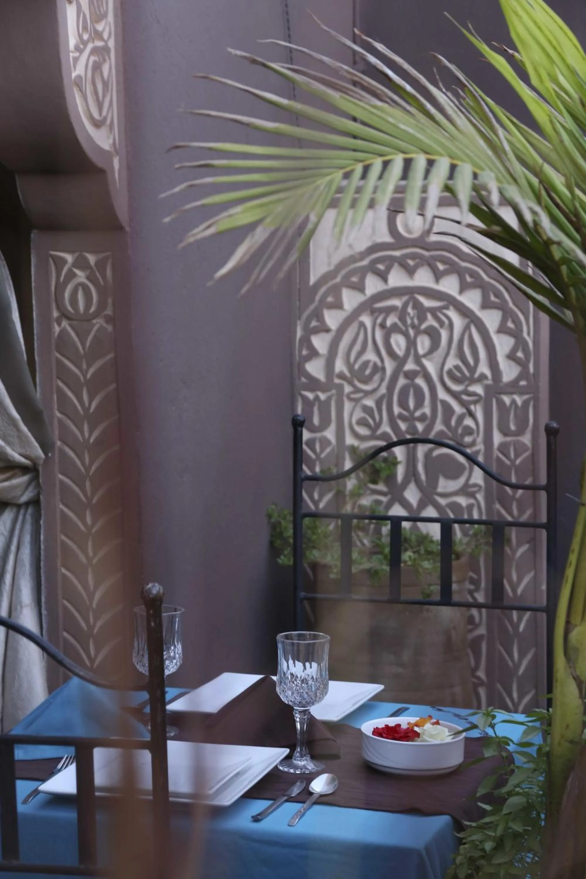 Balcony/Terrace in Riad Mille Et Une Nuits