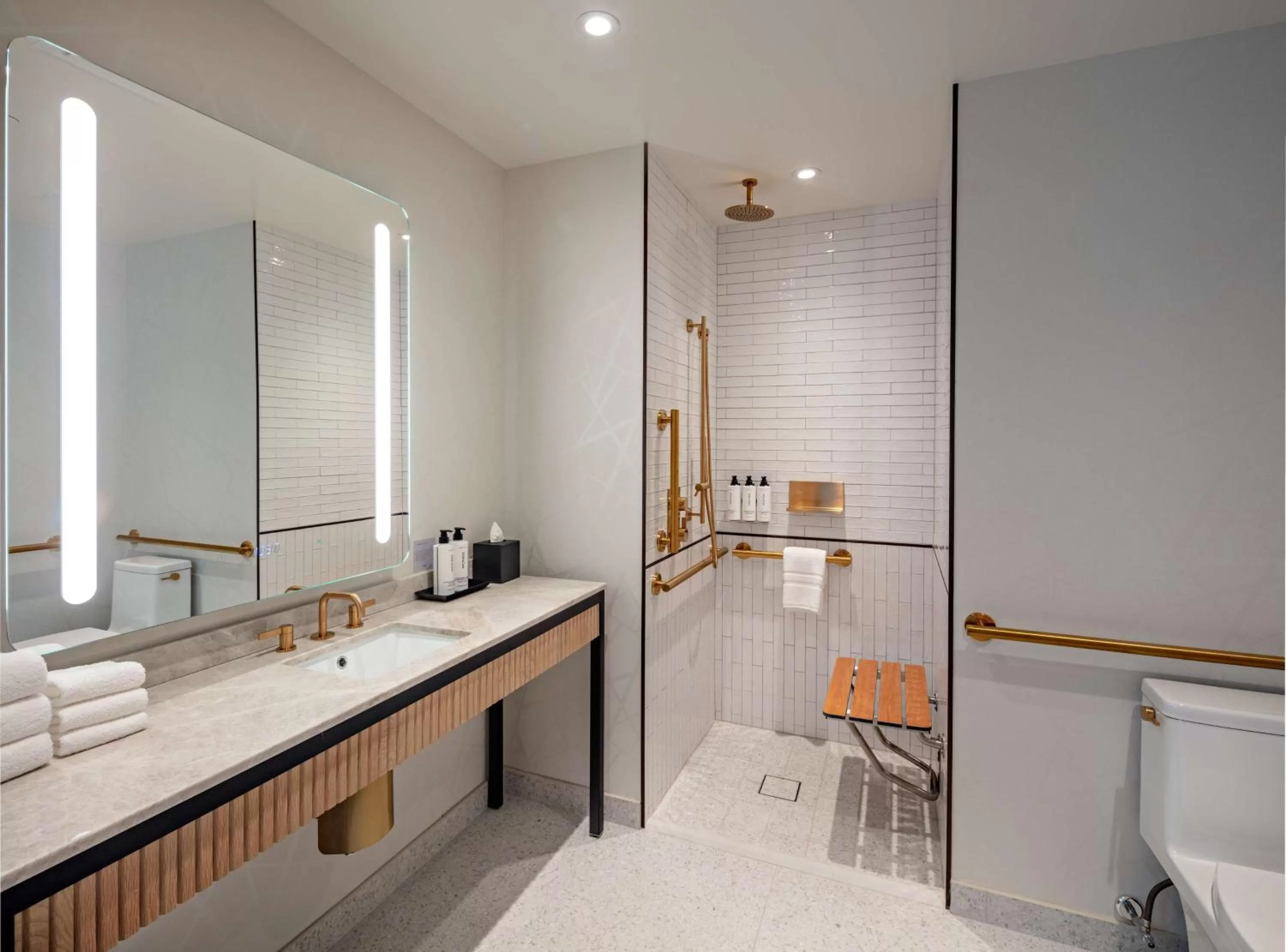 Bathroom in Tempo By Hilton New York Times Square