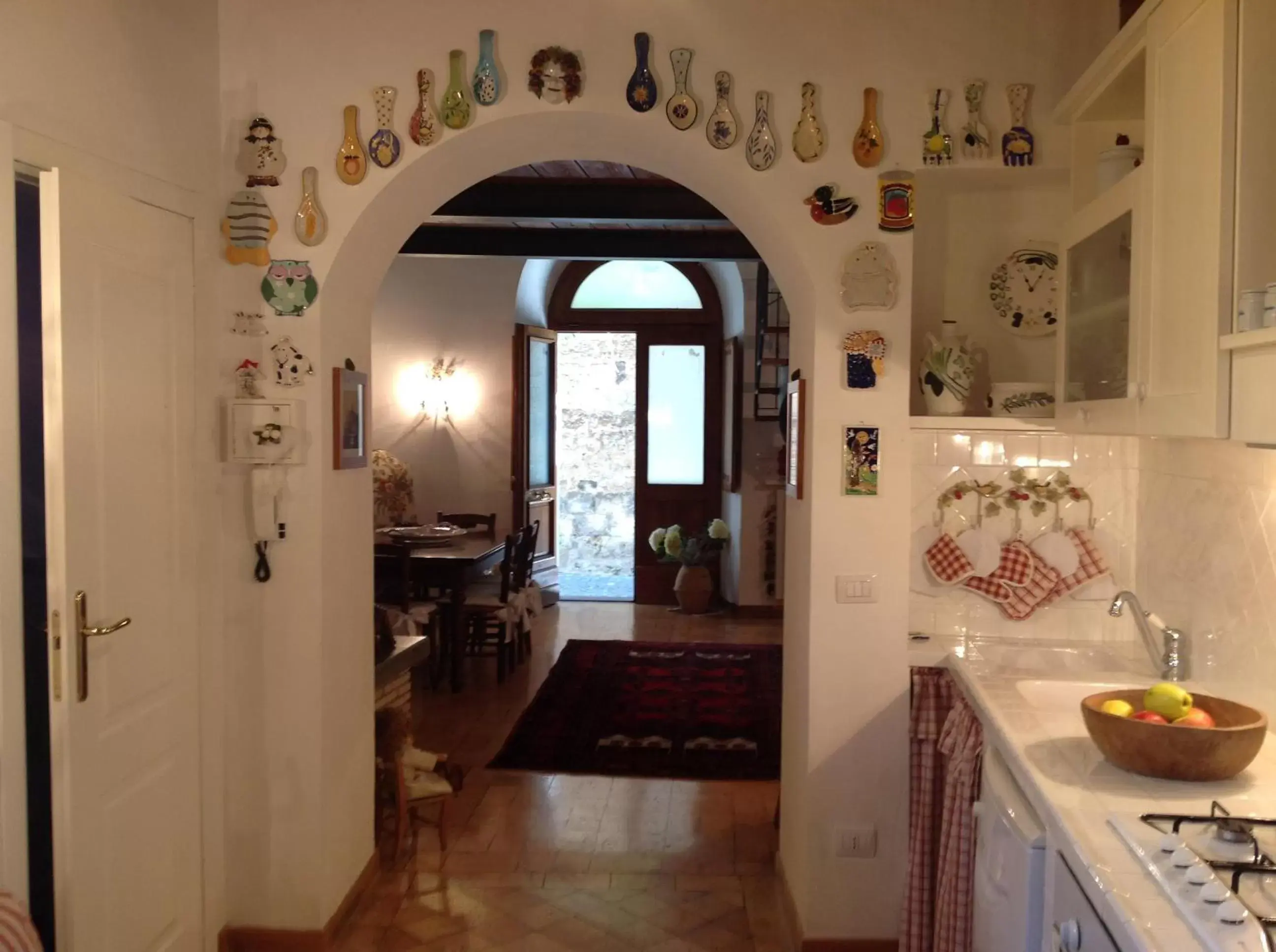 Kitchen/Kitchenette in B&B Michelangeli - Private parking