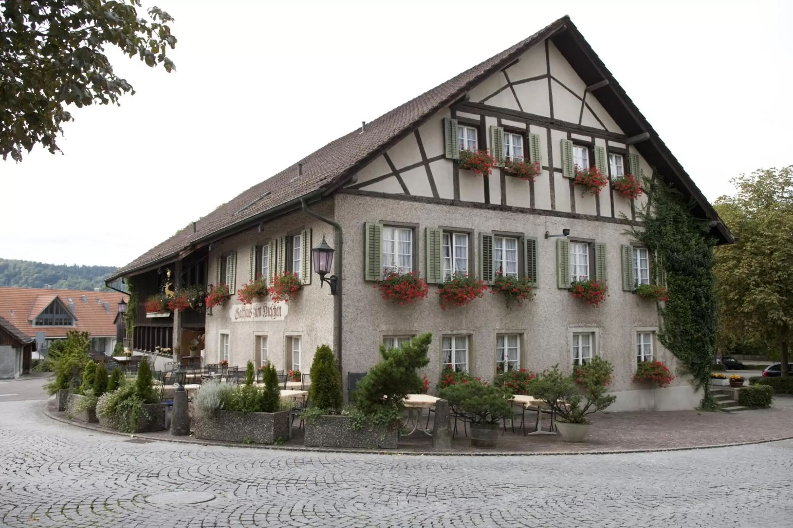 Property building, Winter in Hotel Gasthaus Hirschen