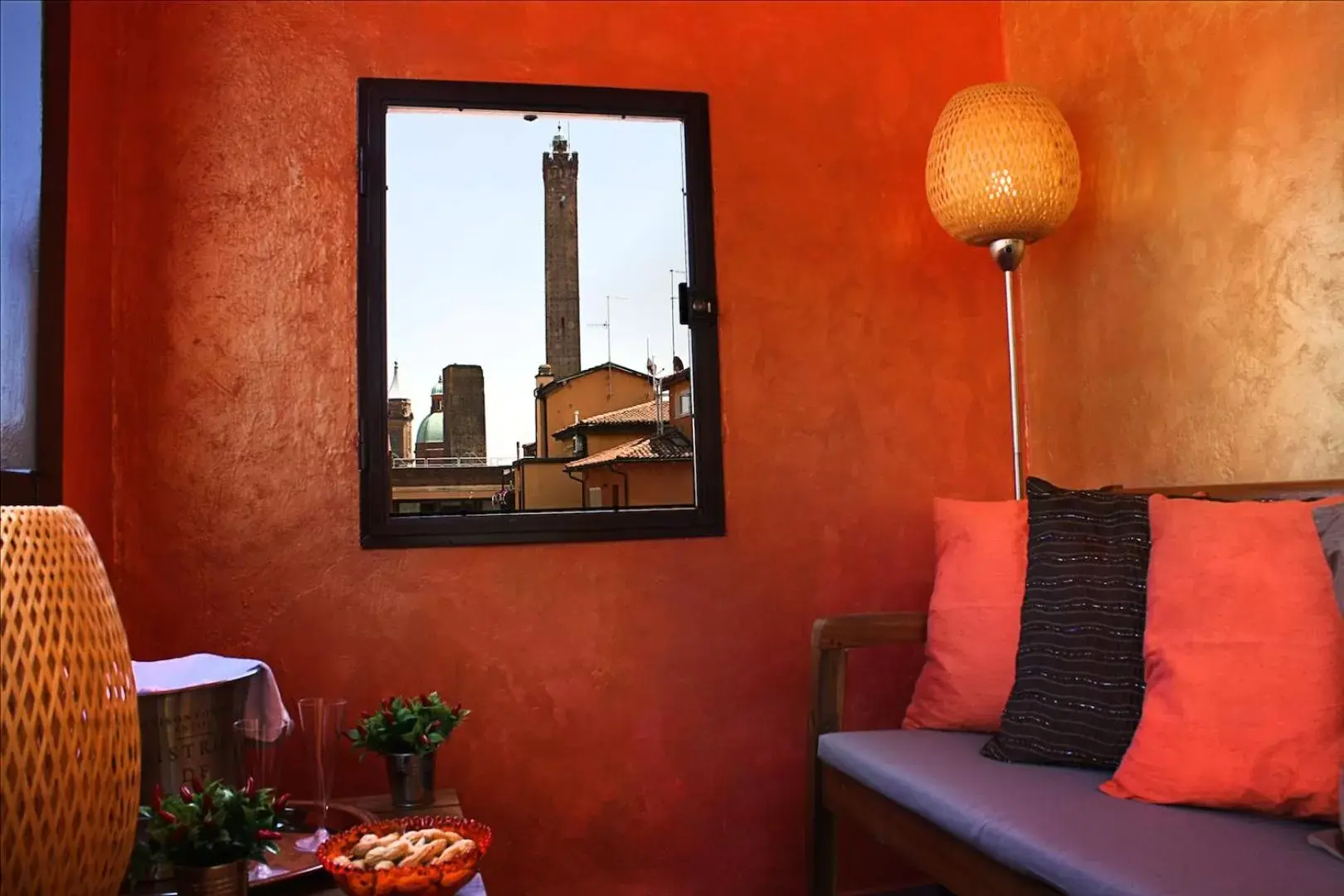 Decorative detail, Seating Area in Boutique Hotel Casa Faccioli