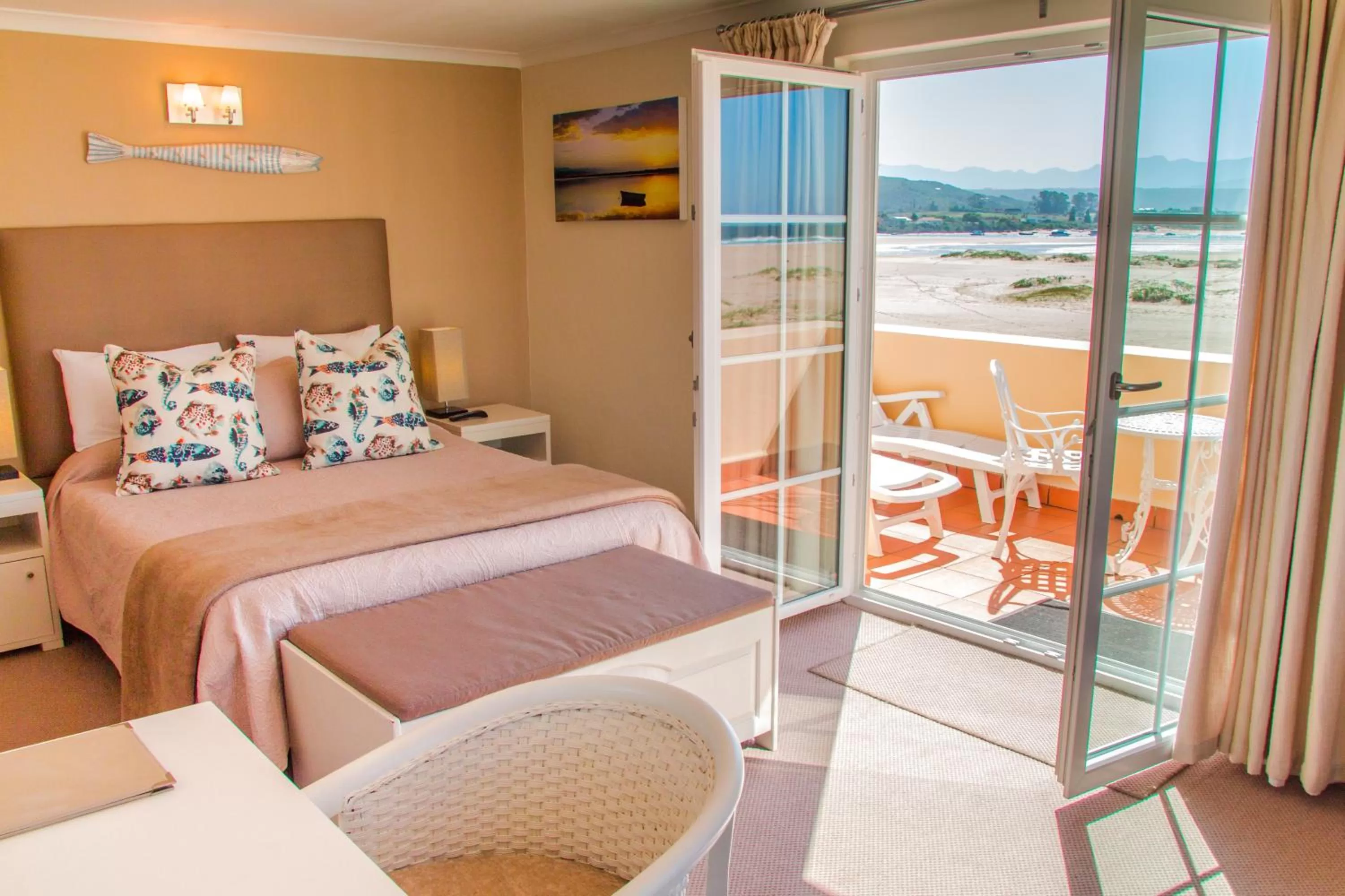 Bed in Milkwood Manor on Sea