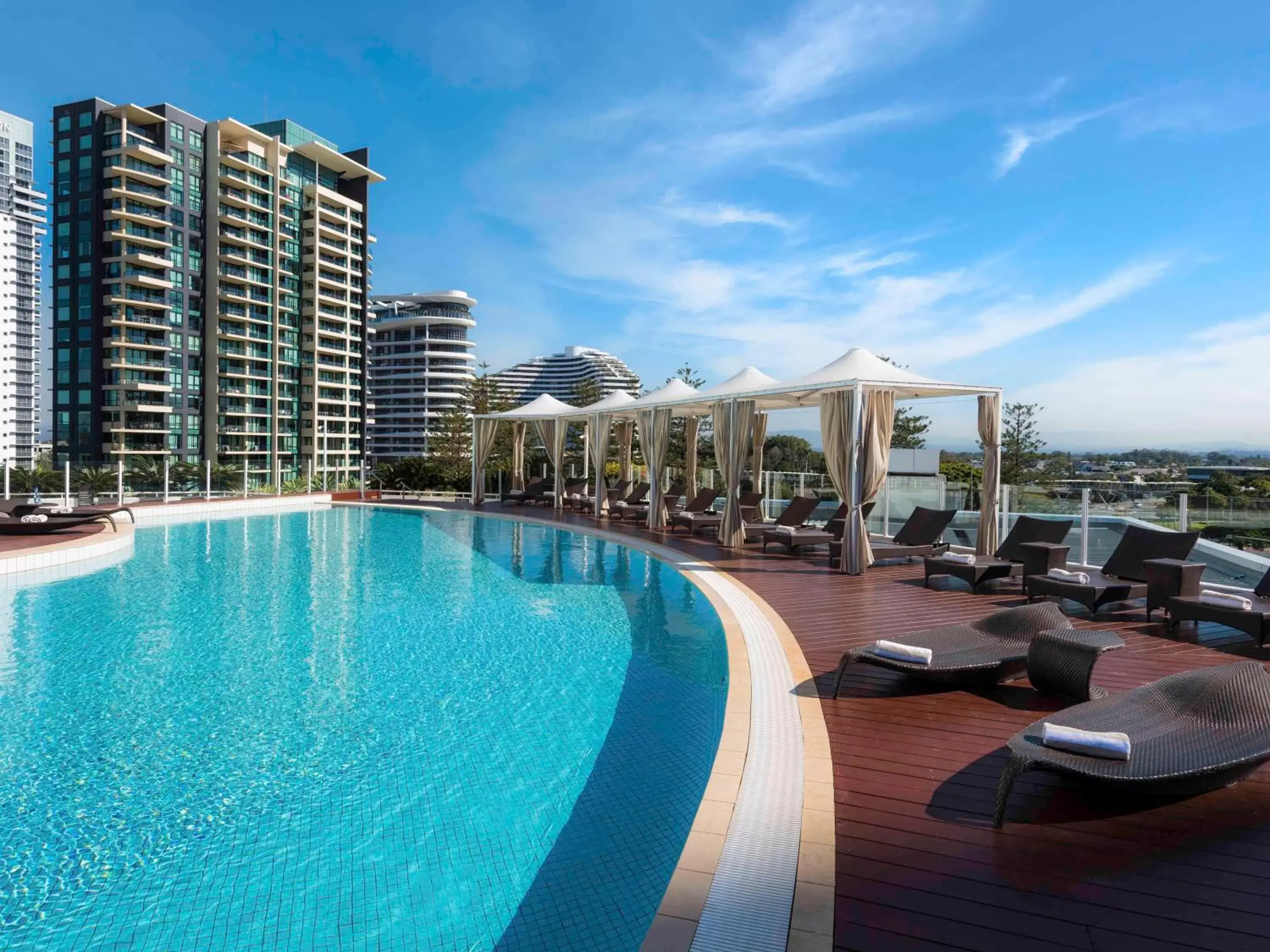 Property building, Swimming Pool in Sofitel Gold Coast Broadbeach