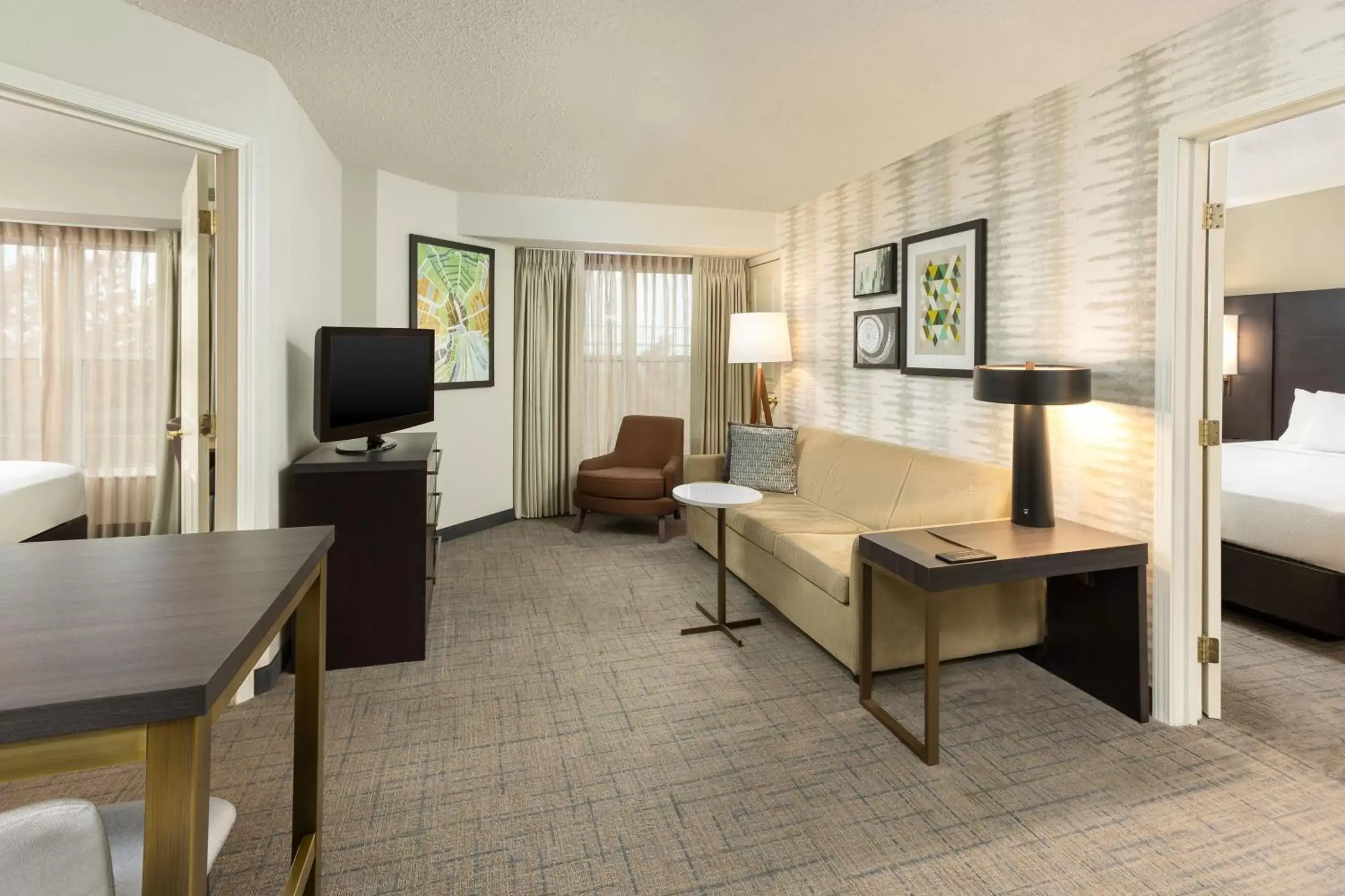 Living room, Seating Area in Residence Inn by Marriott North Little Rock
